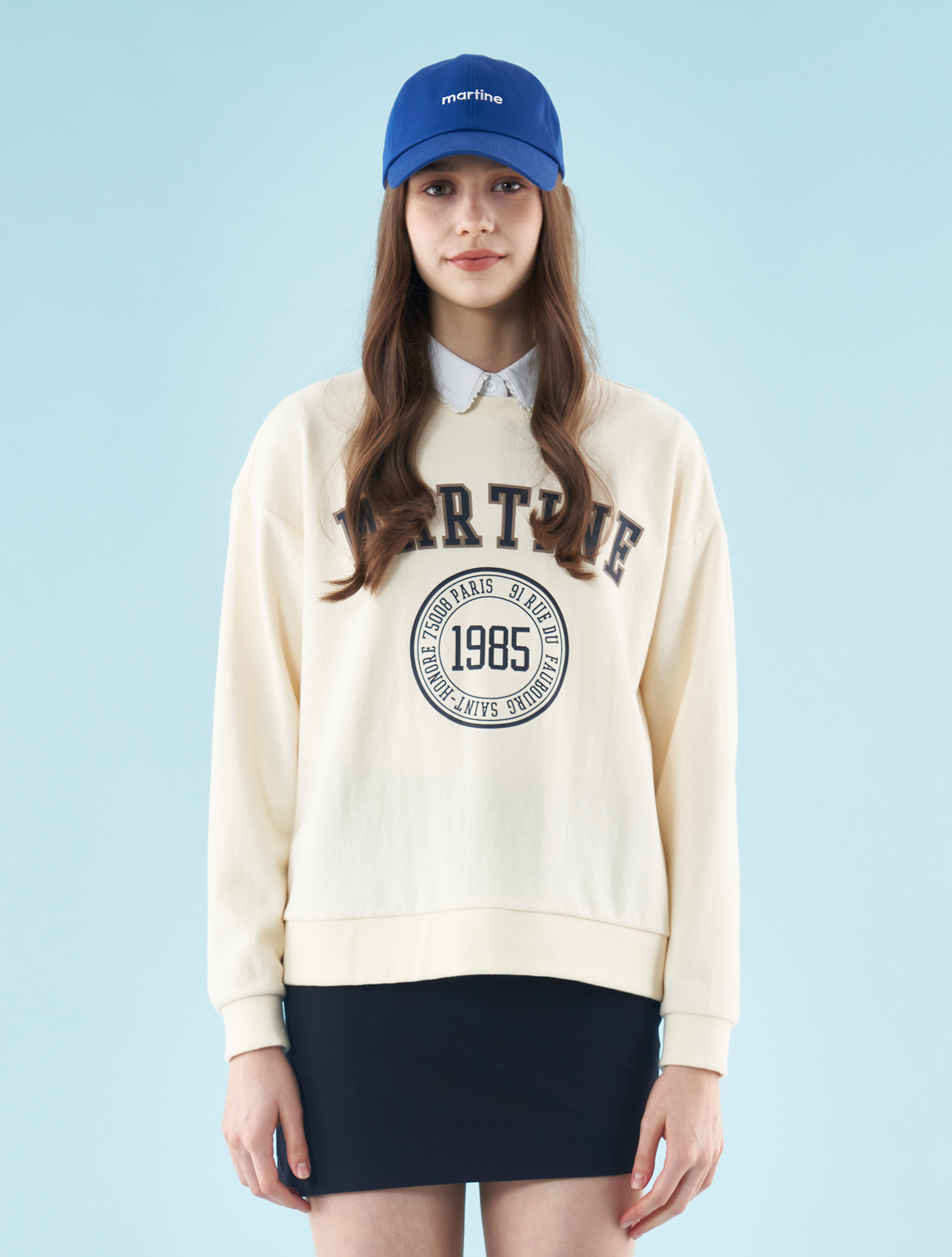 Big Logo Sweat-Shirts_White (Q0B130731)