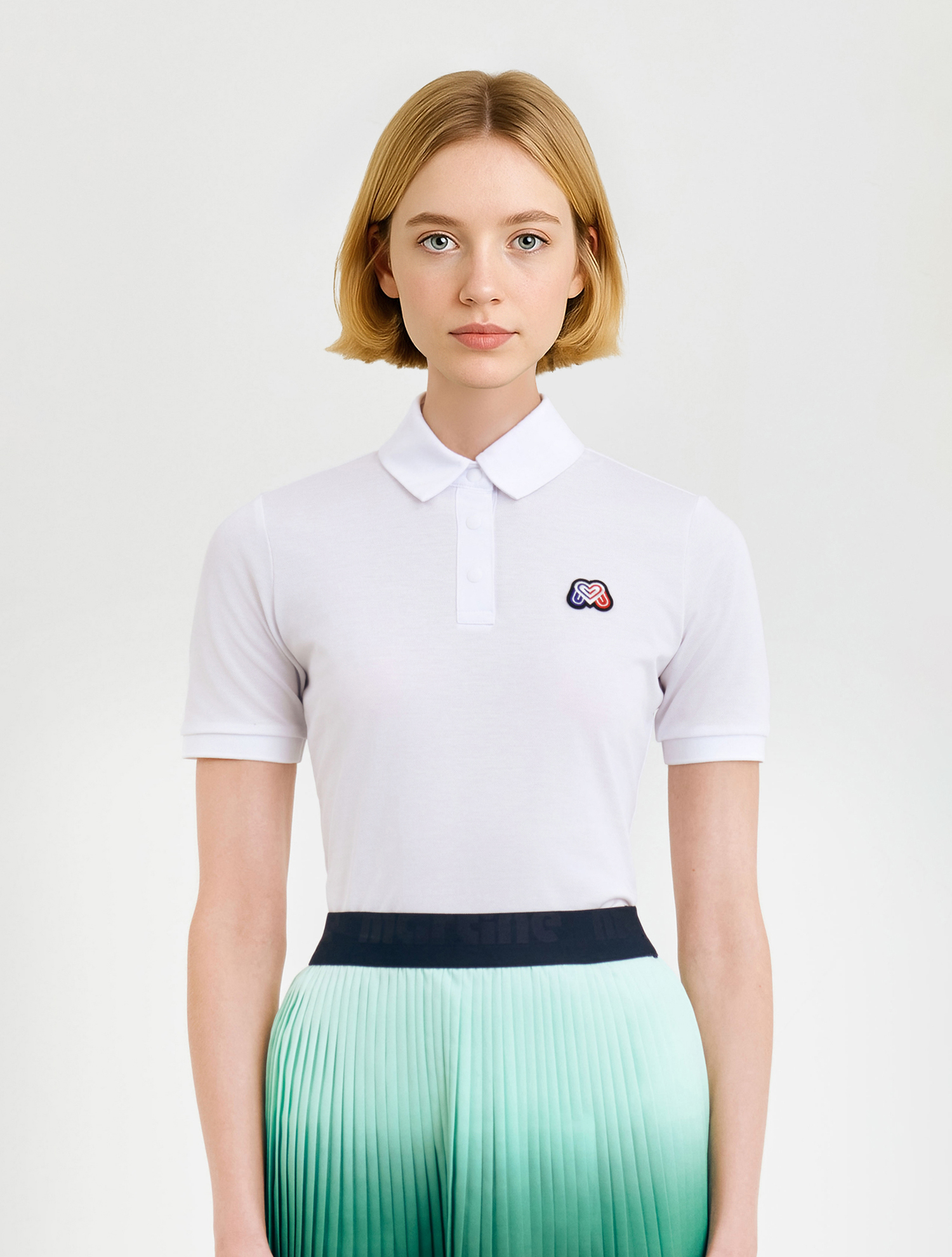 Basic Polo Pique Shirts_White (QW0DKS22131)