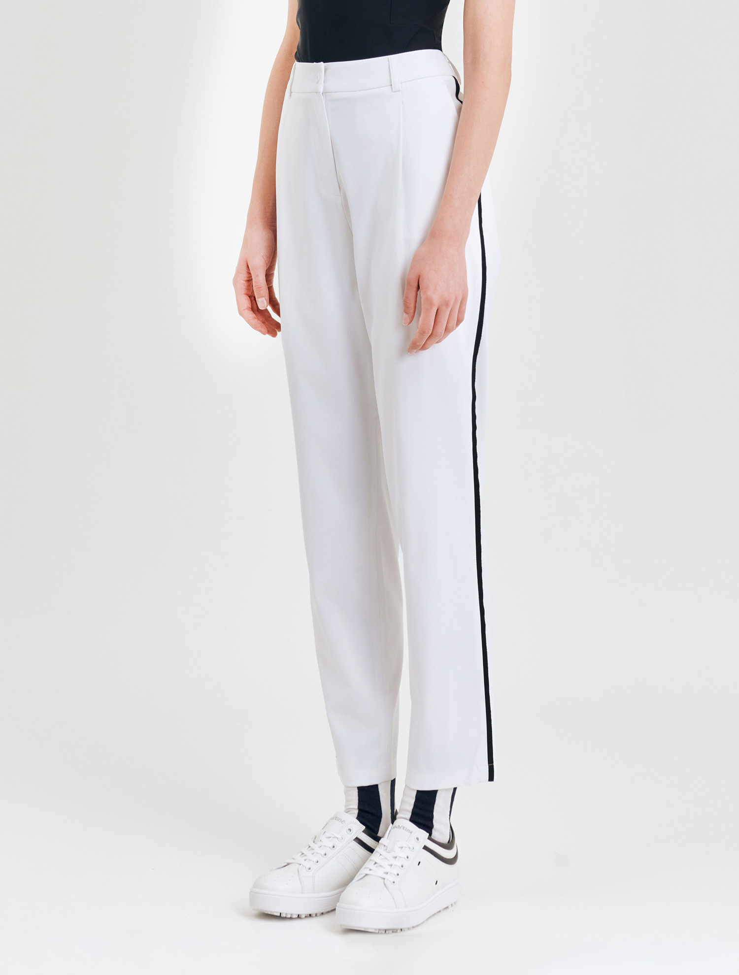 Side Line Point Golf Pants_White (QW0DSL20131)