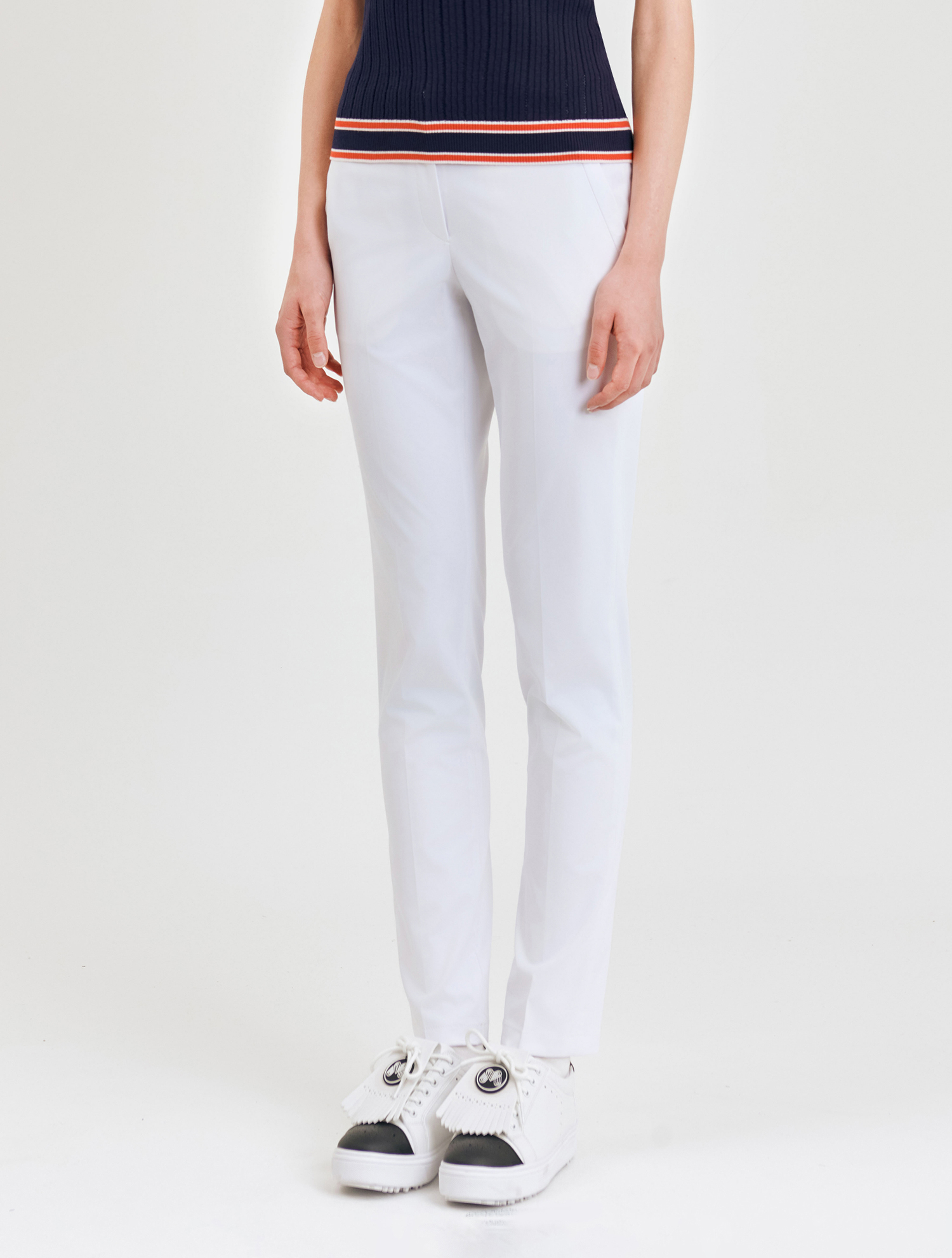 Stretch Golf Pants_White (QW0DSL20331)