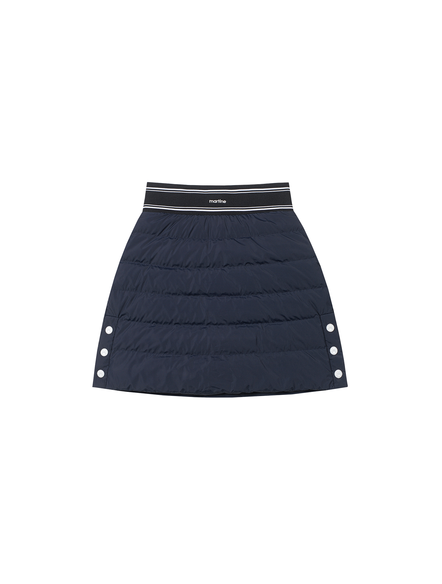 Waist Band Down Skirt_Navy (Q0BQ40149)