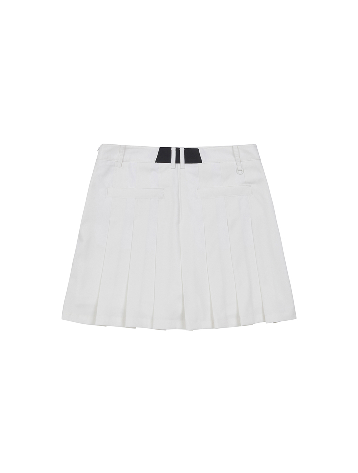 Signature Pleats Skirt_White (Q0BQ30231)