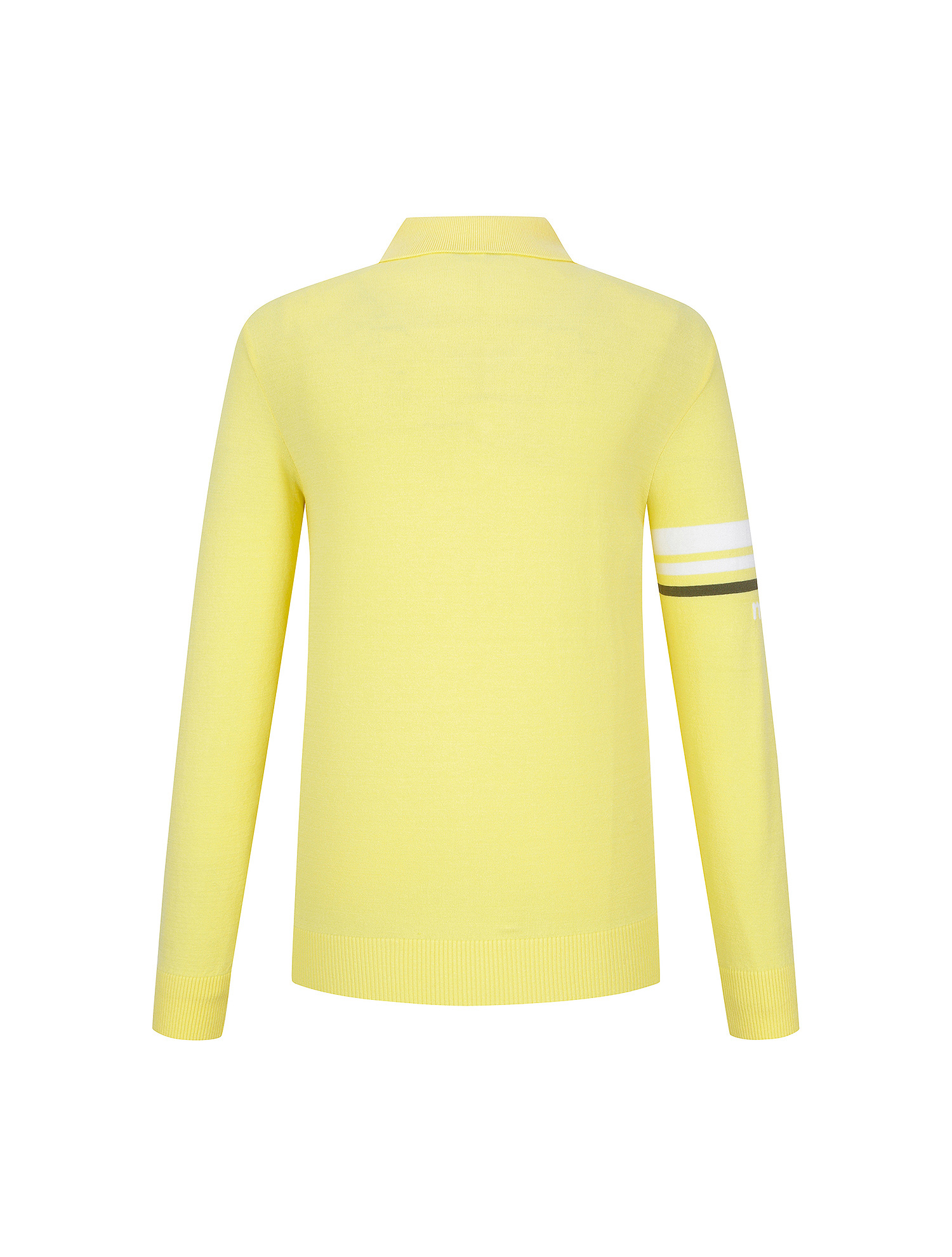 Sleeve Color Matching Sweater_Yellow (Men) (QM0ENI10263)