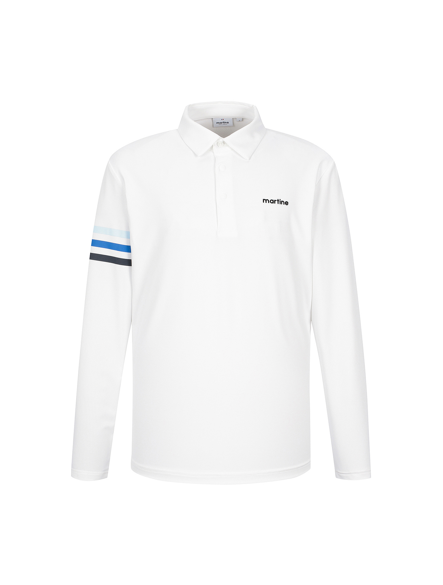 Sleeve Point Polo Shirts_O/White (Men) (QM0EKS10230)