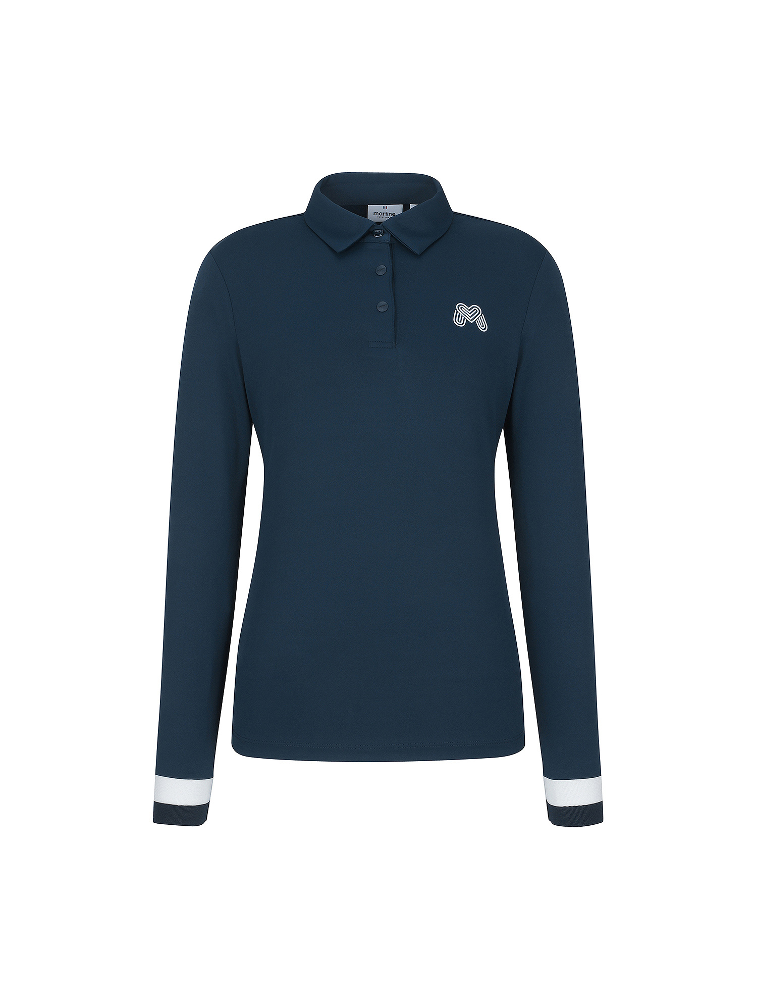 Sleeve Tip Point Polo Shirts_Navy (QW0EKS10249)