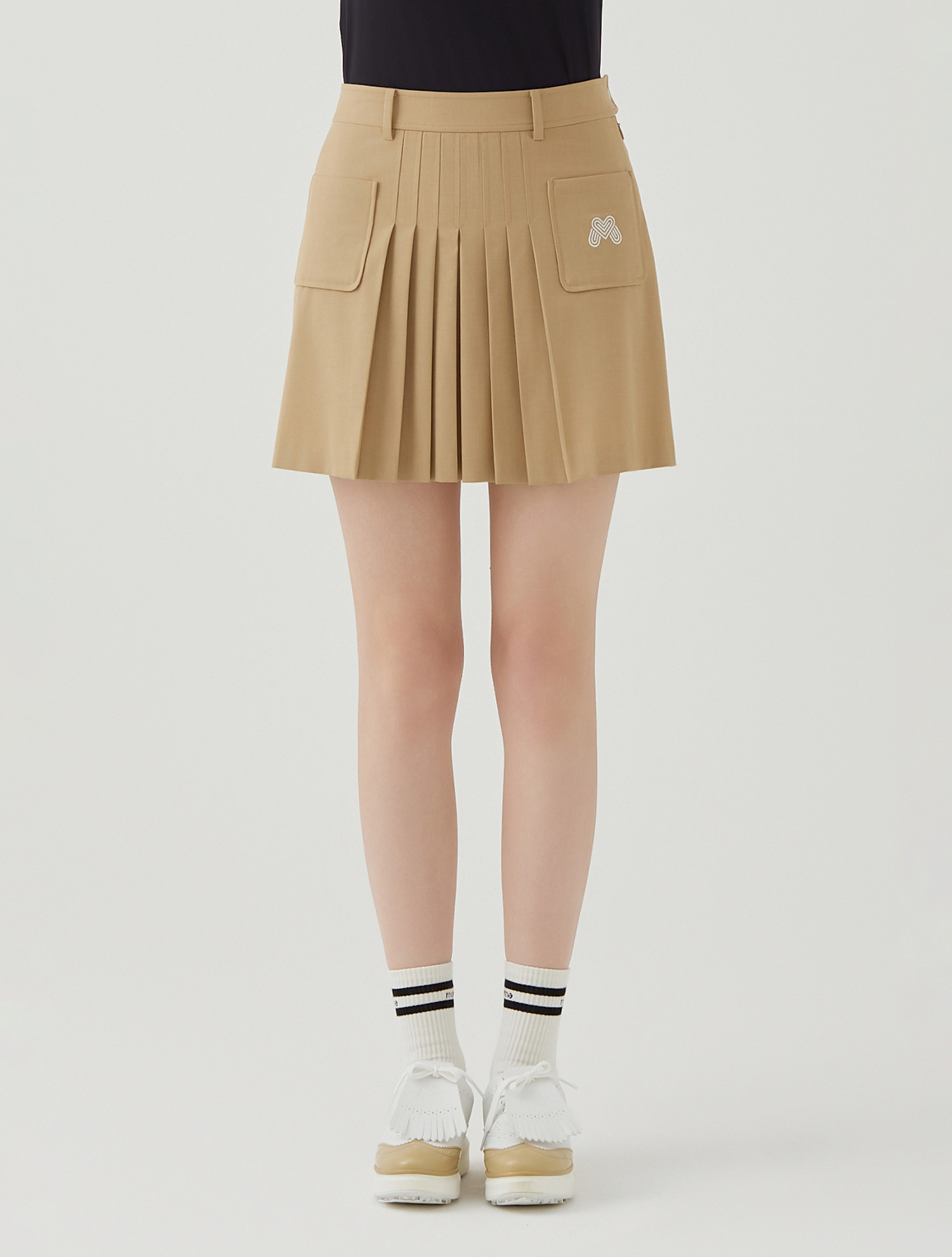 TR Pleats Culotte_Beige (QW0ECU10253)