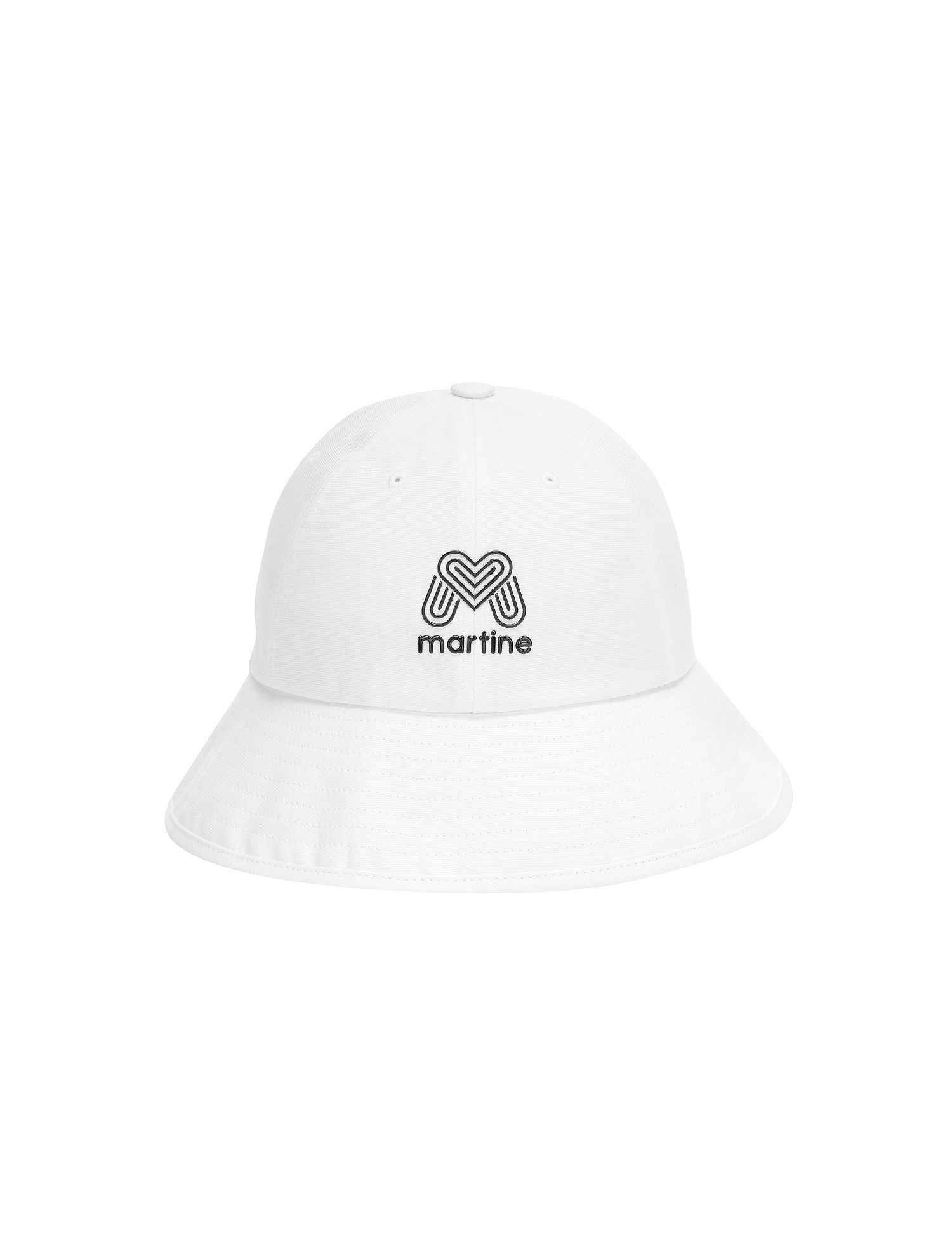 Back Velcro Bucket Hat_White (QWAECP00531)