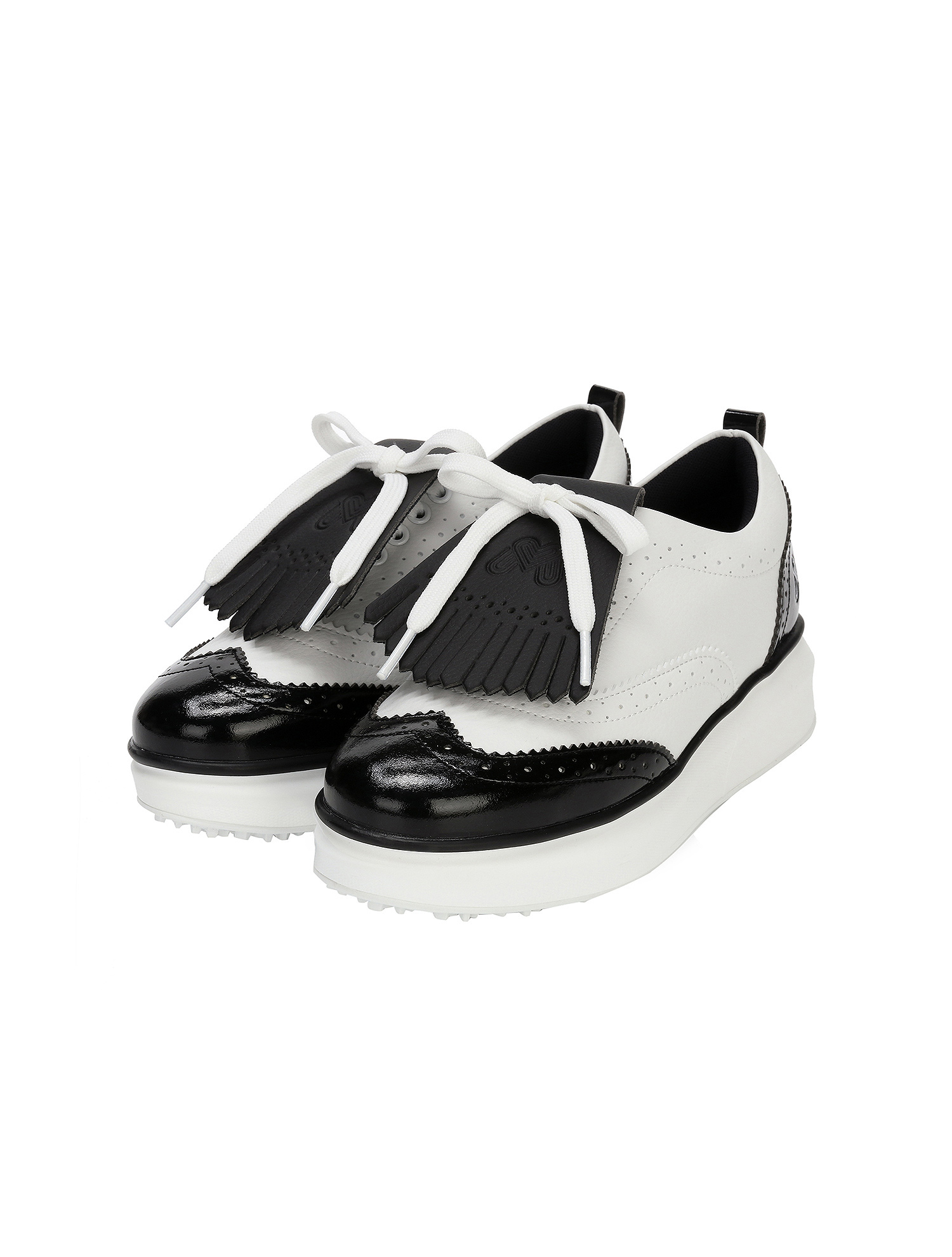 Tassel Spikeless Sneakers_Black (QWAESH00139)