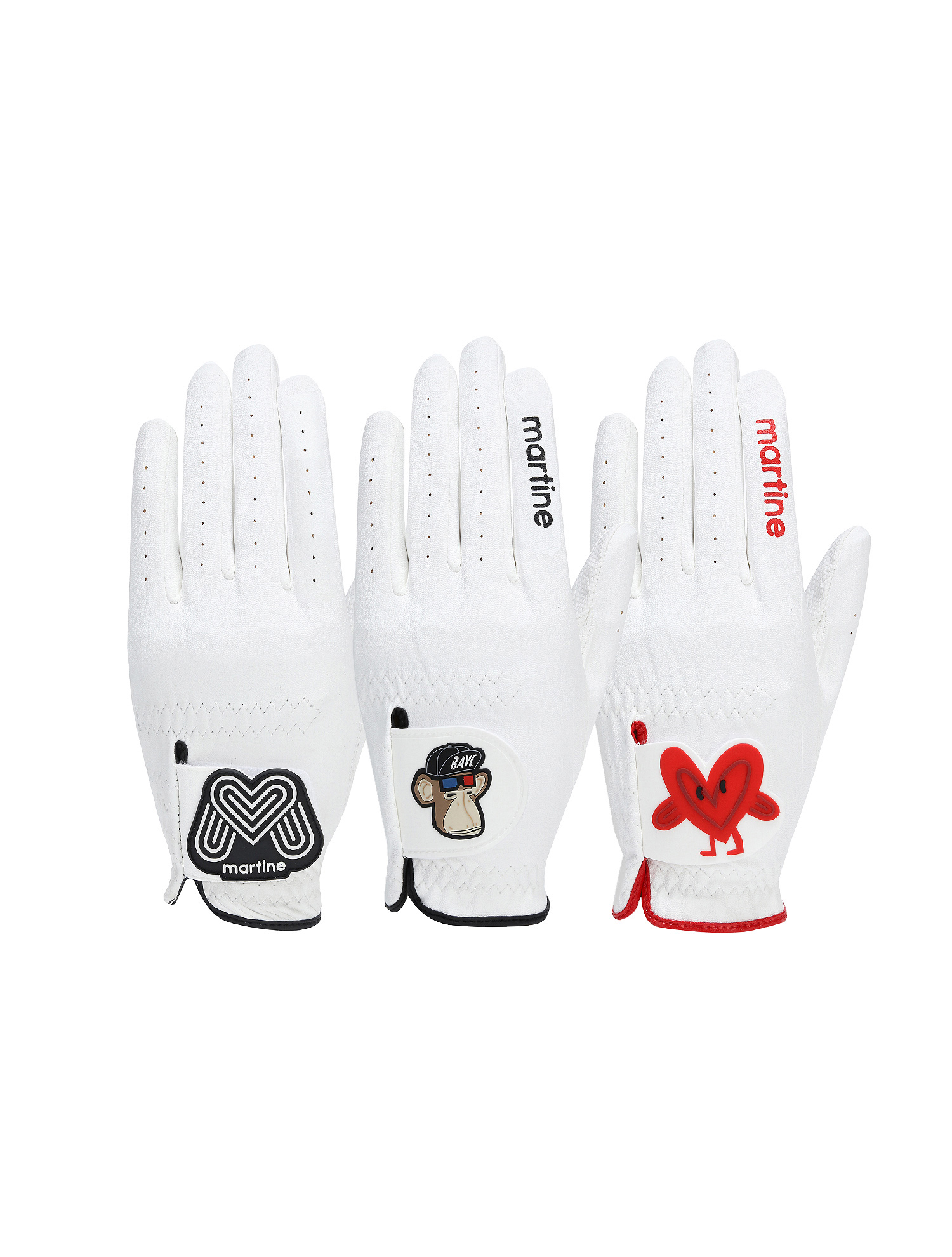 Solid Golf Glove 3P Set_White (QWAEGL00131)