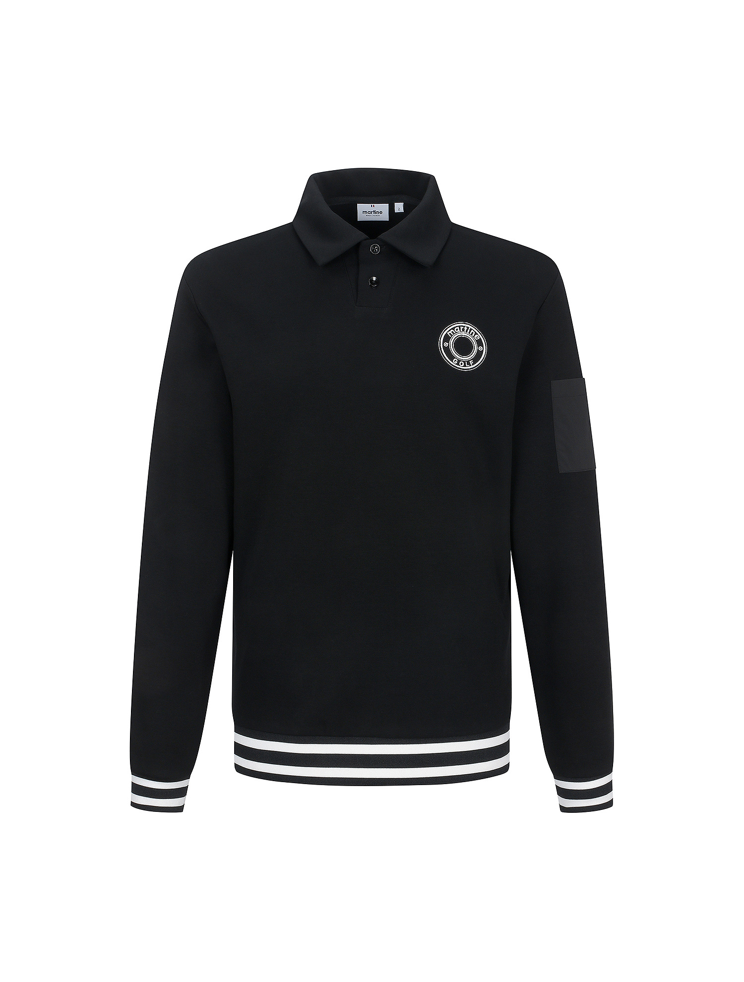 Blouson Polo Shirts_Black (Men) (QM0EKS10639)