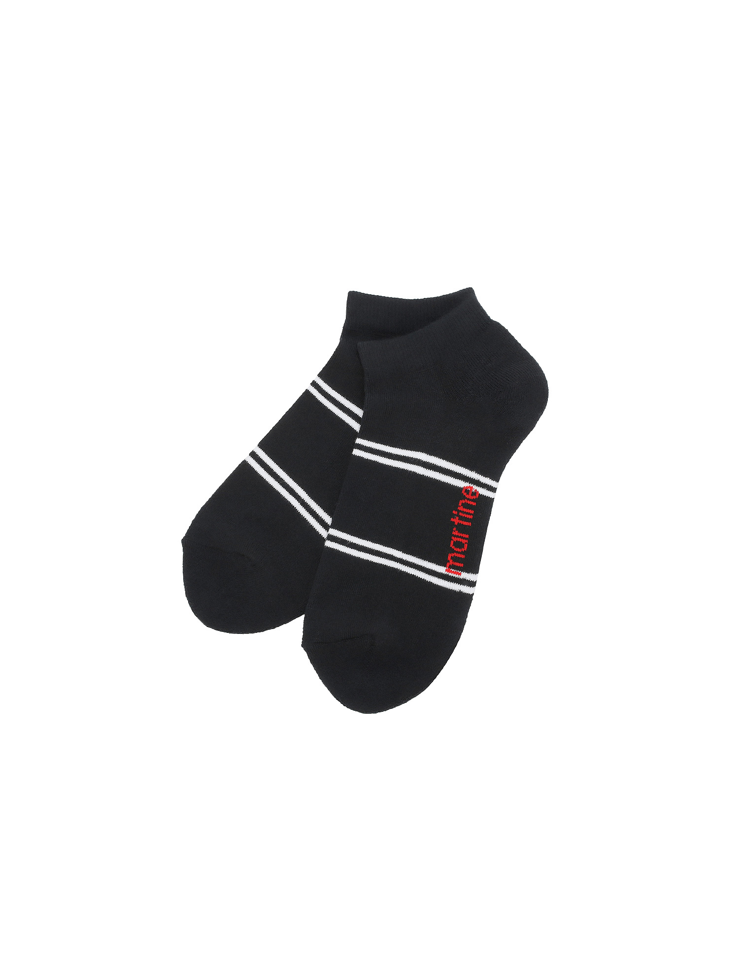 Stripe Short Socks_Navy (Men) (QMAESC10249)