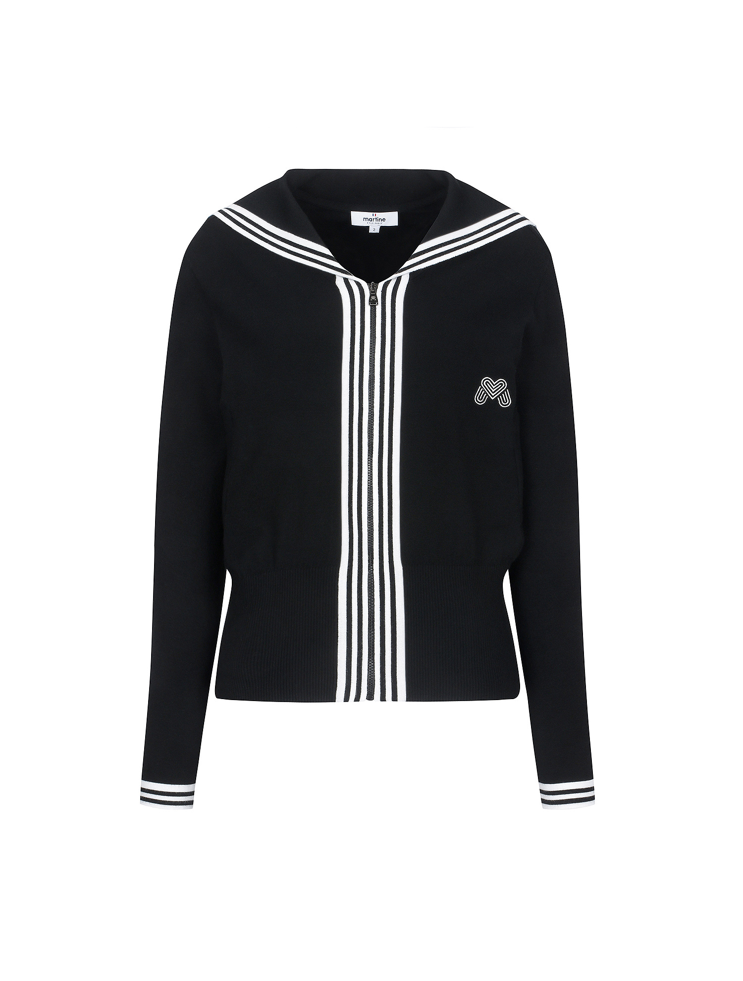 Full Open Knit Cardigan_Black (QW0ECD10239)
