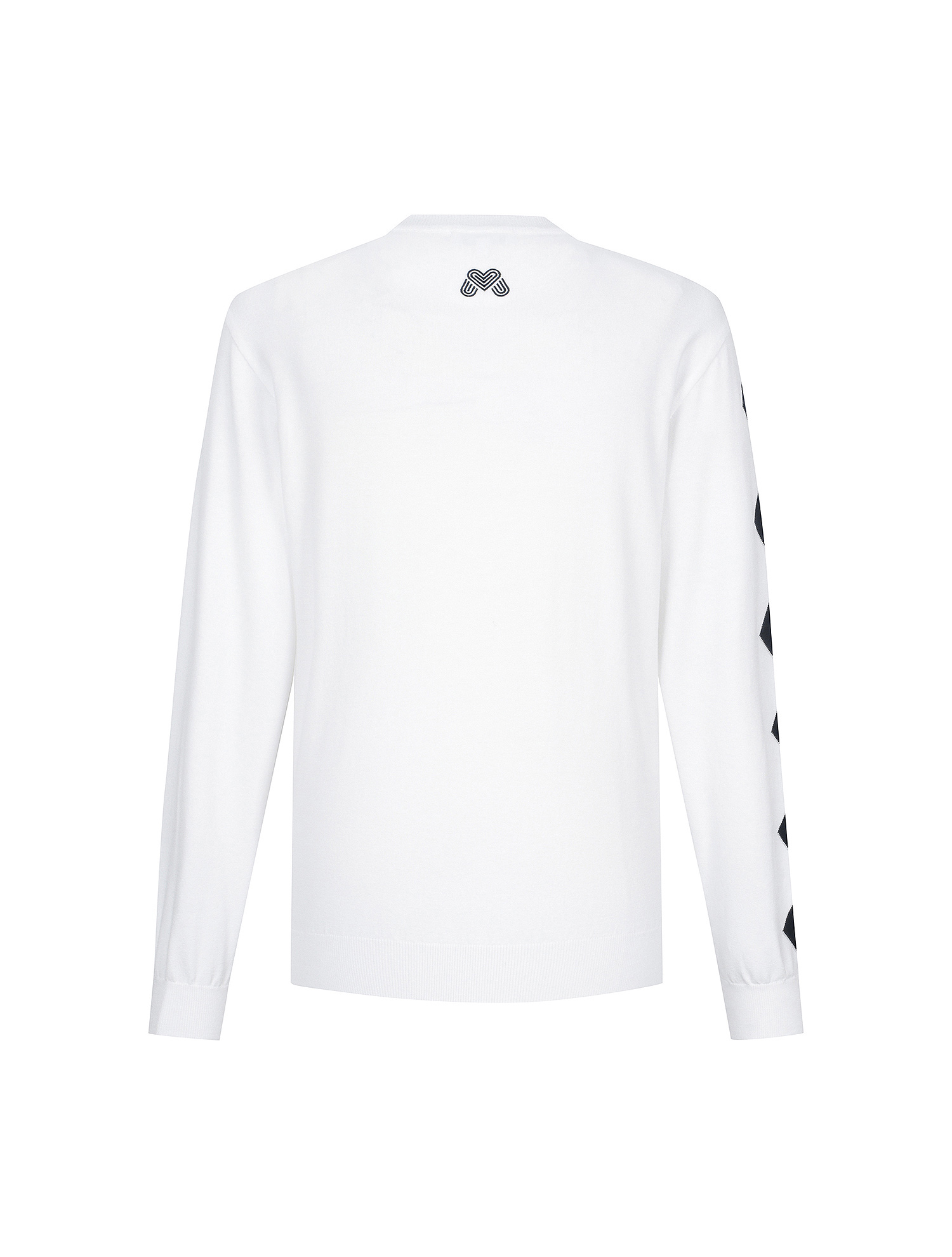 Argyle Intasha Sweater_O/White (Men) (QM0ENI10130)