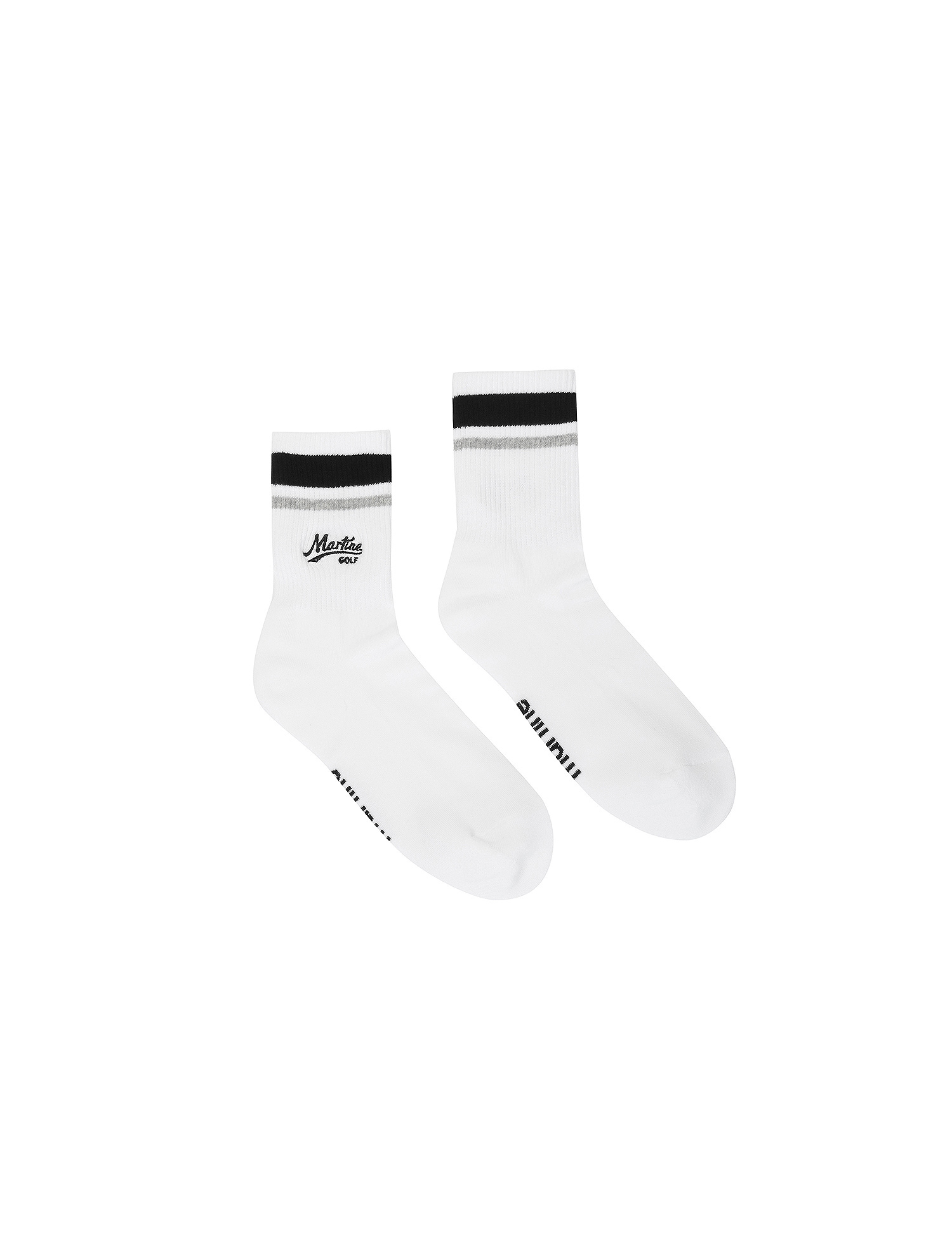 Symbol Point Middle Socks_Black (Men) (QMAESC10339)