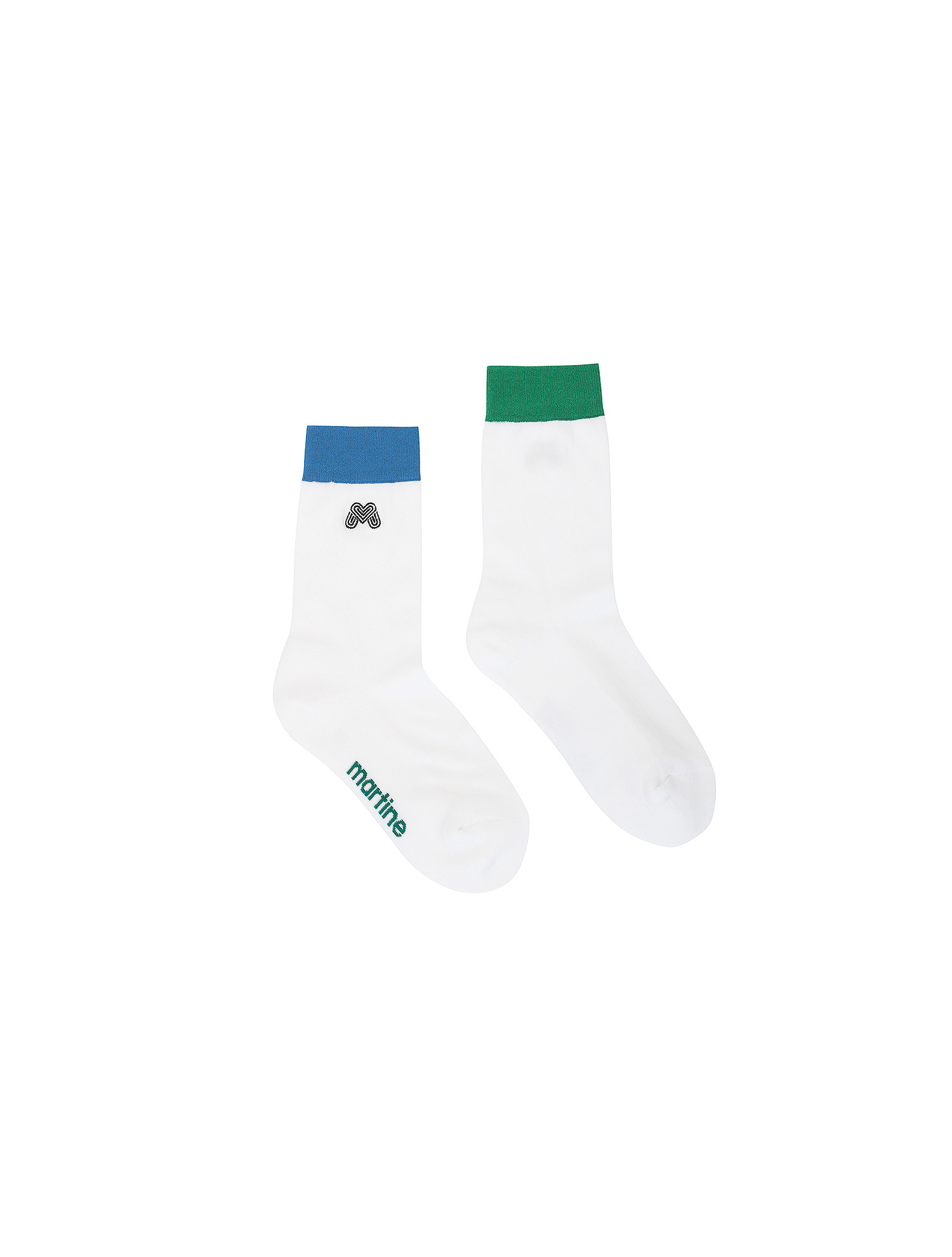 Color Point Middle Socks_Green (QWAESC10222)