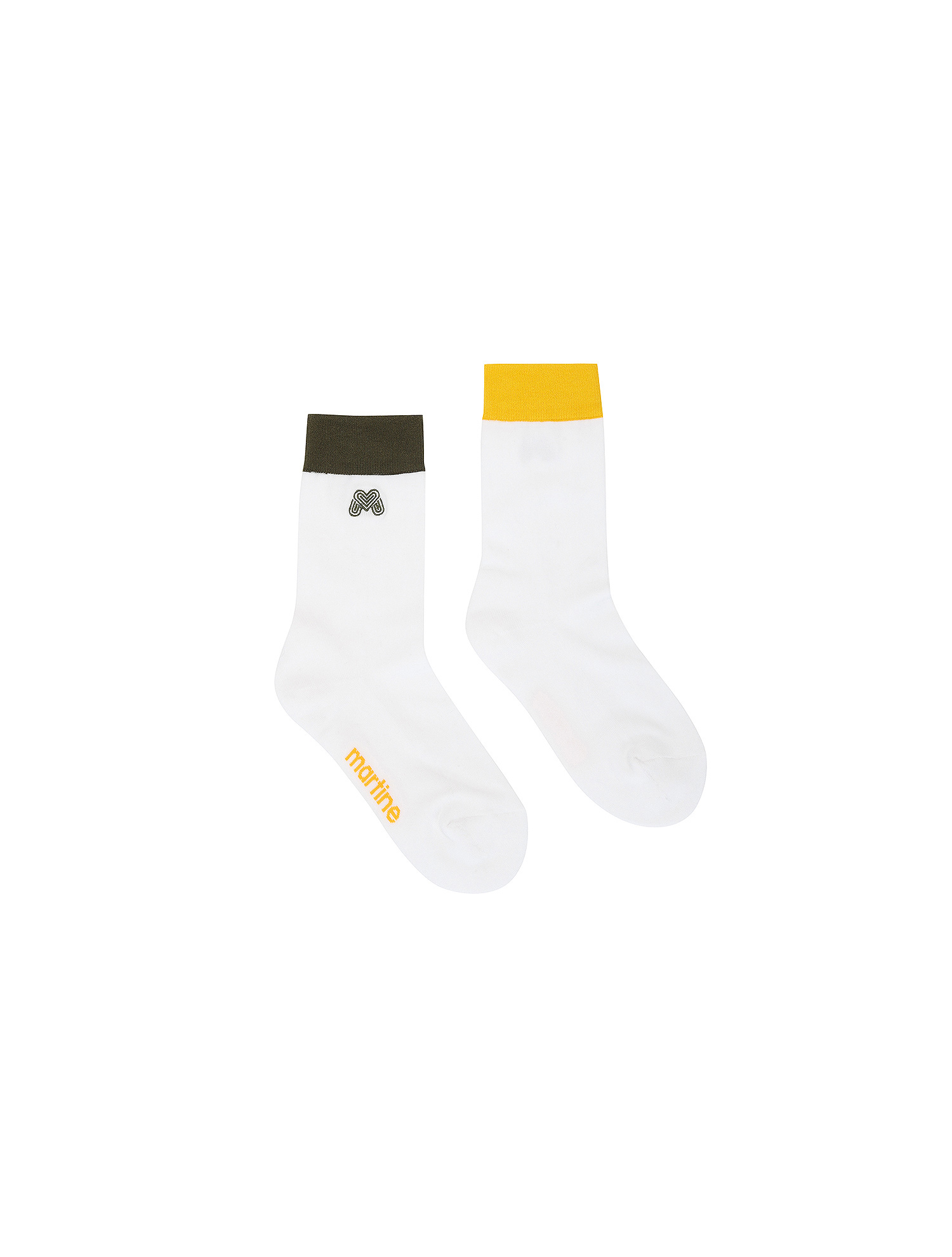 Color Point Middle Socks_Yellow (QWAESC10263)