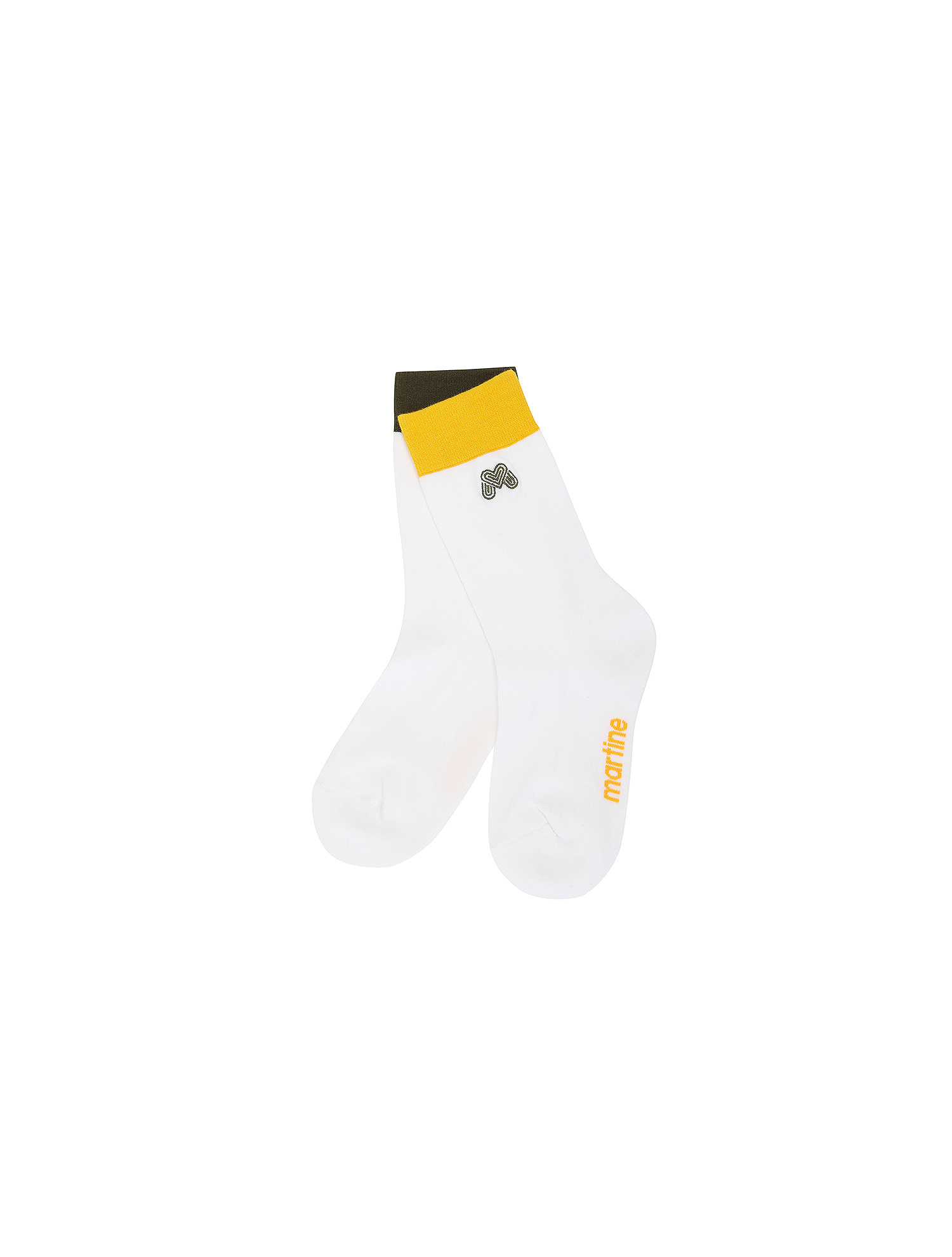 Color Point Middle Socks_Yellow (QWAESC10263)
