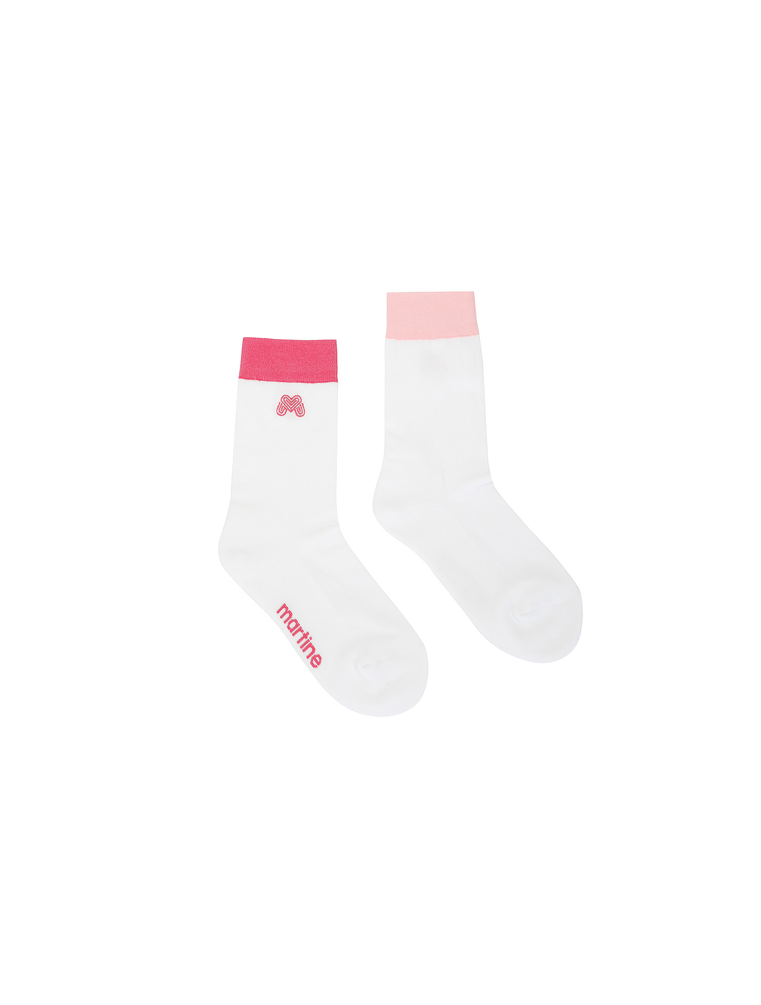 Color Point Middle Socks_Pink (QWAESC10273)