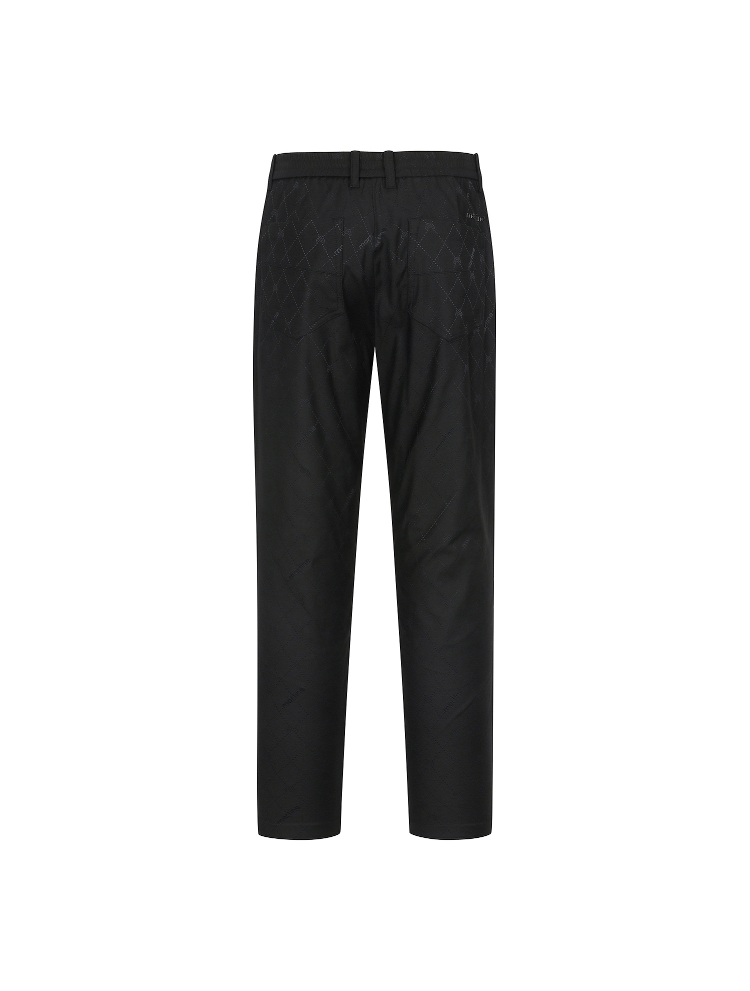 Jacquard Cargo Fit Pants_Black (Men) (QM0ESL10339)