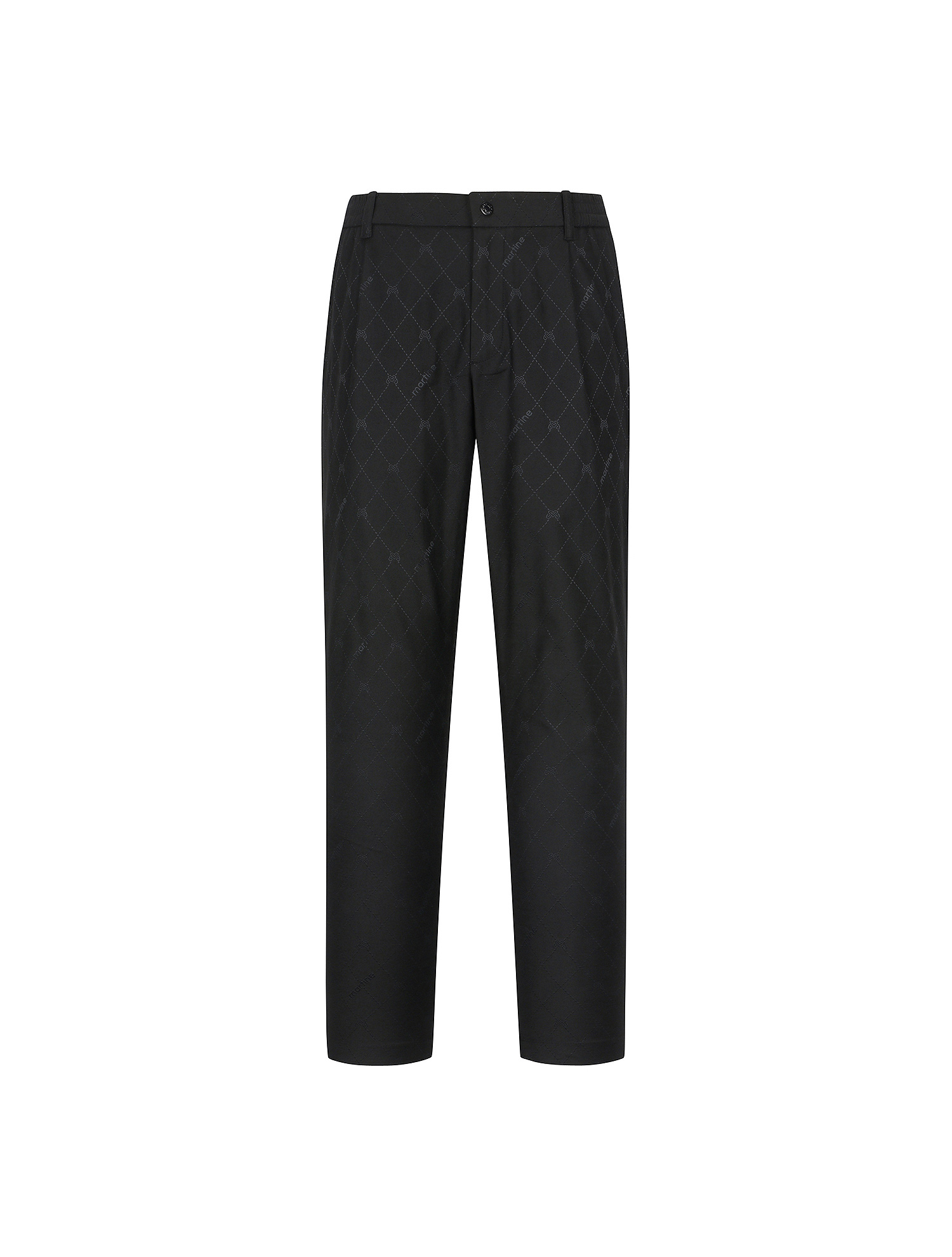 Jacquard Cargo Fit Pants_Black (Men) (QM0ESL10339)