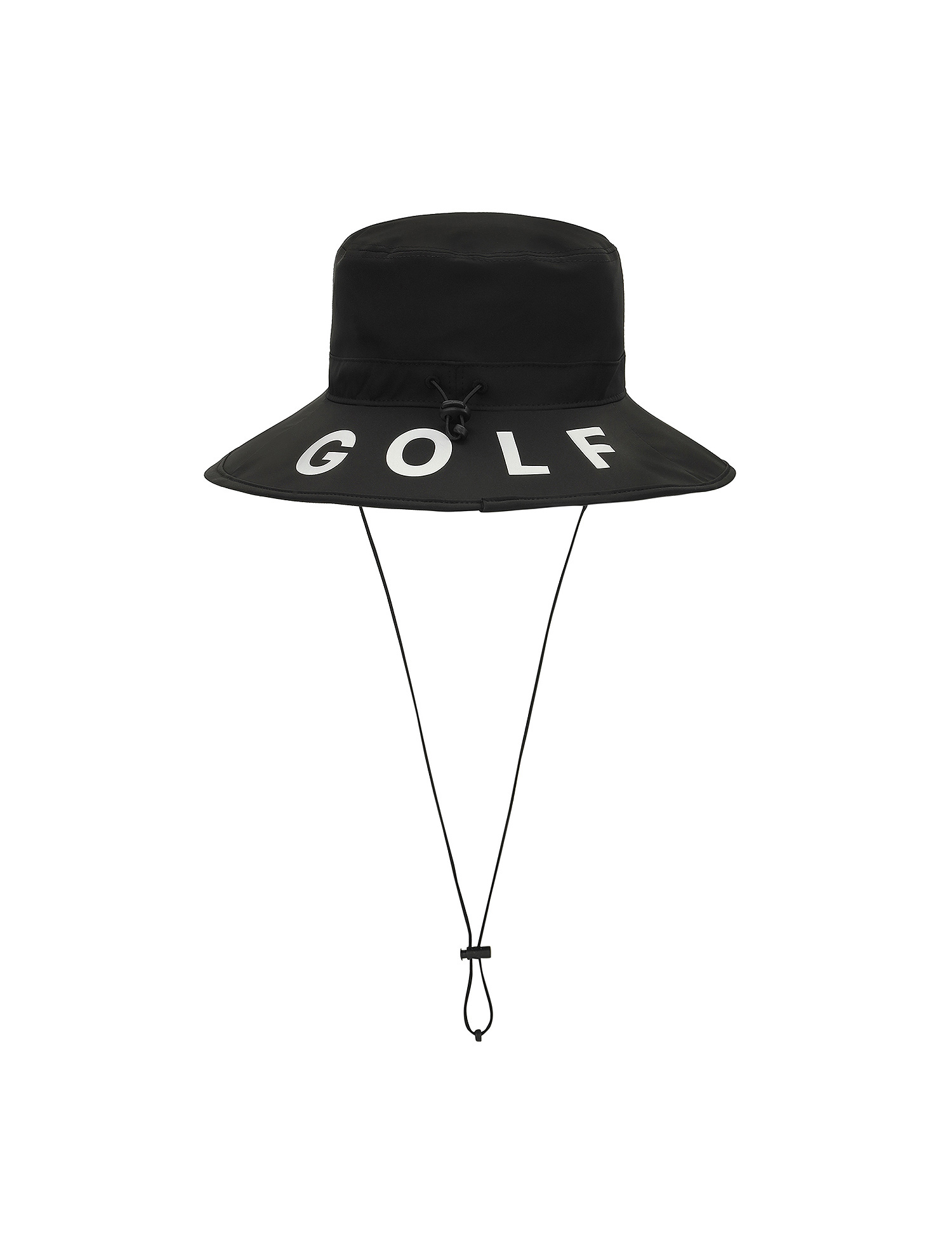 Wide Golf Bucket Hat_Black (Men) (QMAECP00139)