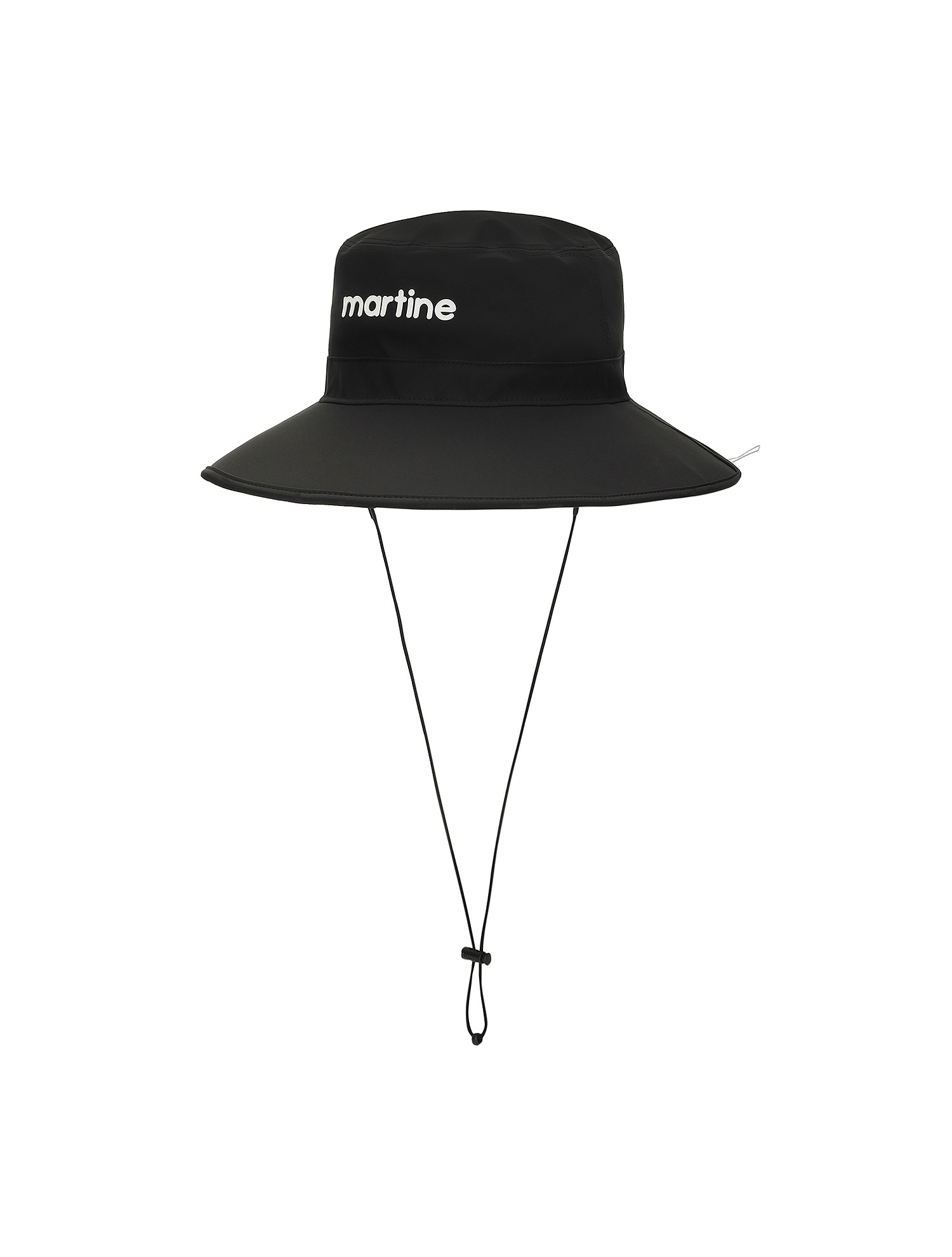 Wide Golf Bucket Hat_Black (Men) (QMAECP00139)
