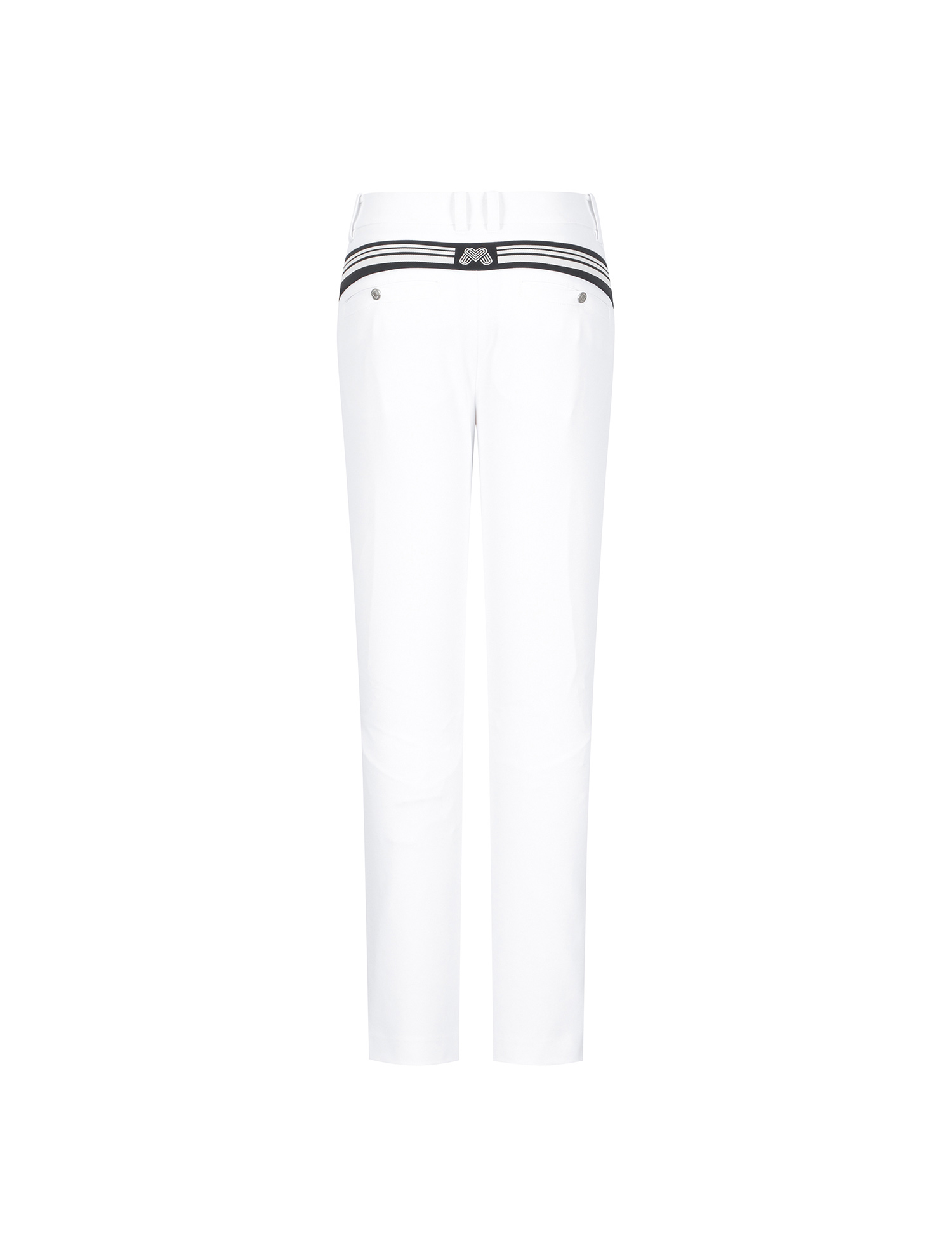 Band Logo Slim Fit Pants_O/White (QW0ESL10230)