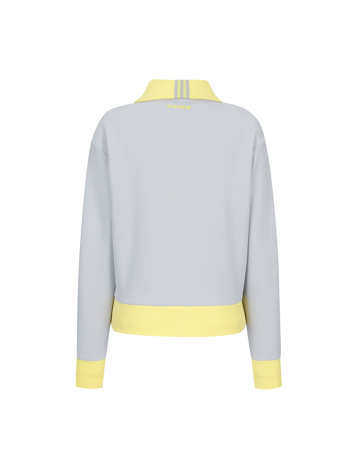 Knit Collar Half Zip-up Shirts_M/Grey (QW0EKS10536)