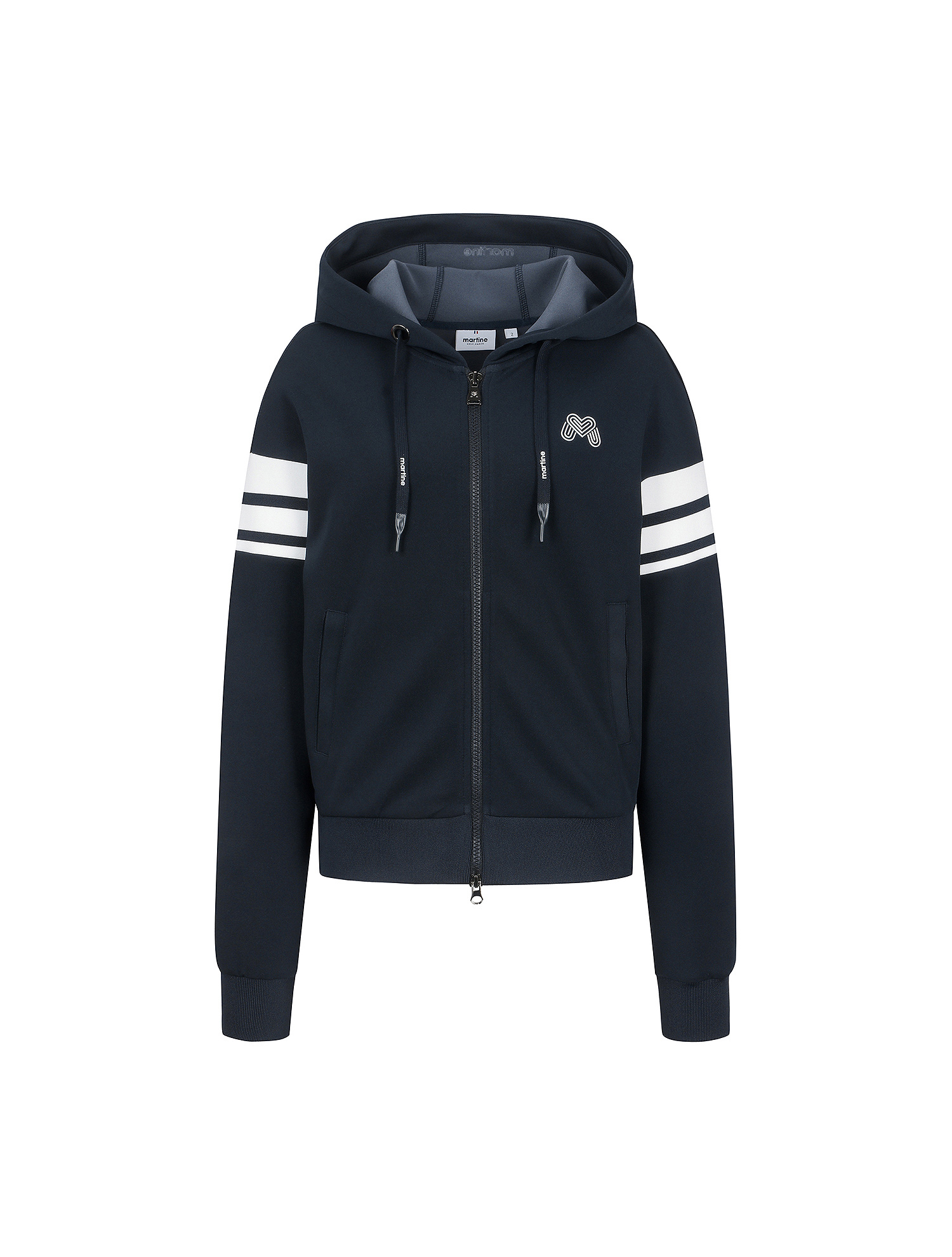 Jersey hood Cardigan_Navy (QW0EKS10749)