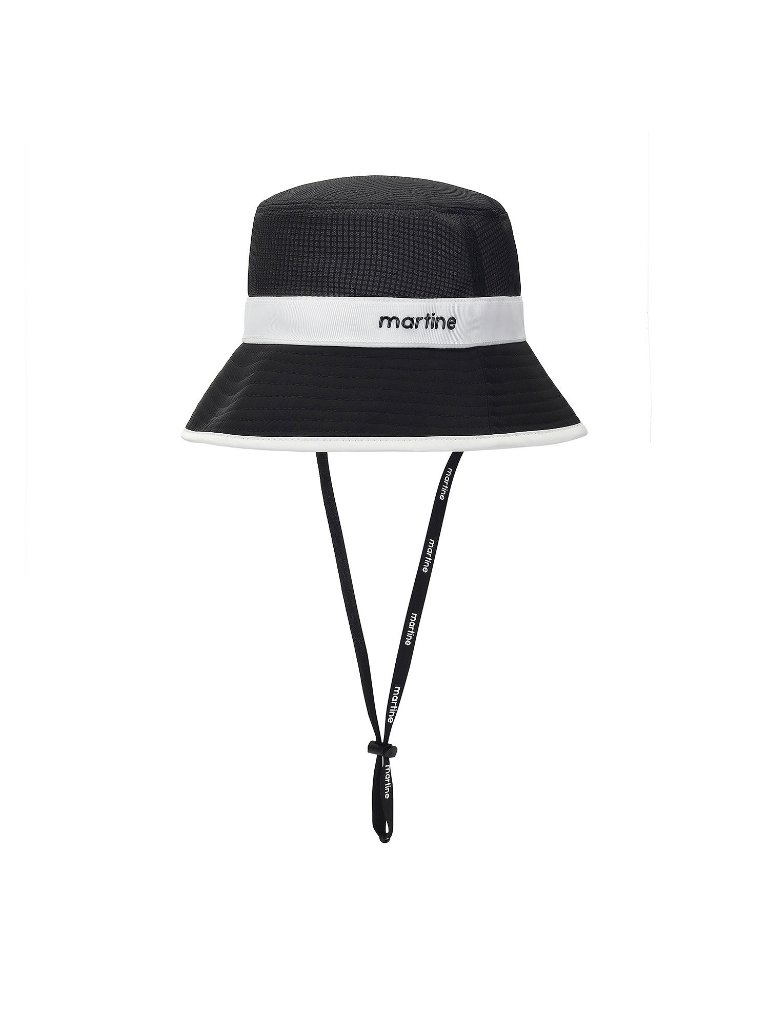 Logo Mesh Bucket Hat_Black (QWAECP20139)