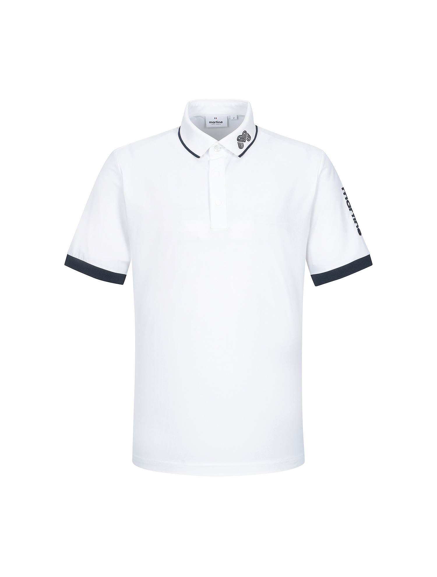 Basic Fit Polo Shirts_White (Men) (QM0EKS20131)