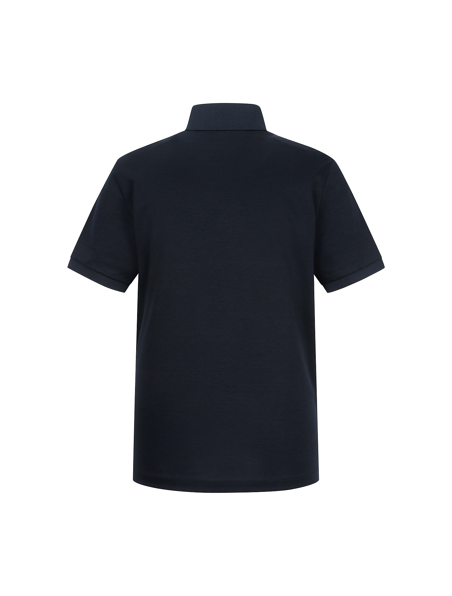 Silket Polo Shirts_Navy (Men) (QM0EKS20549)