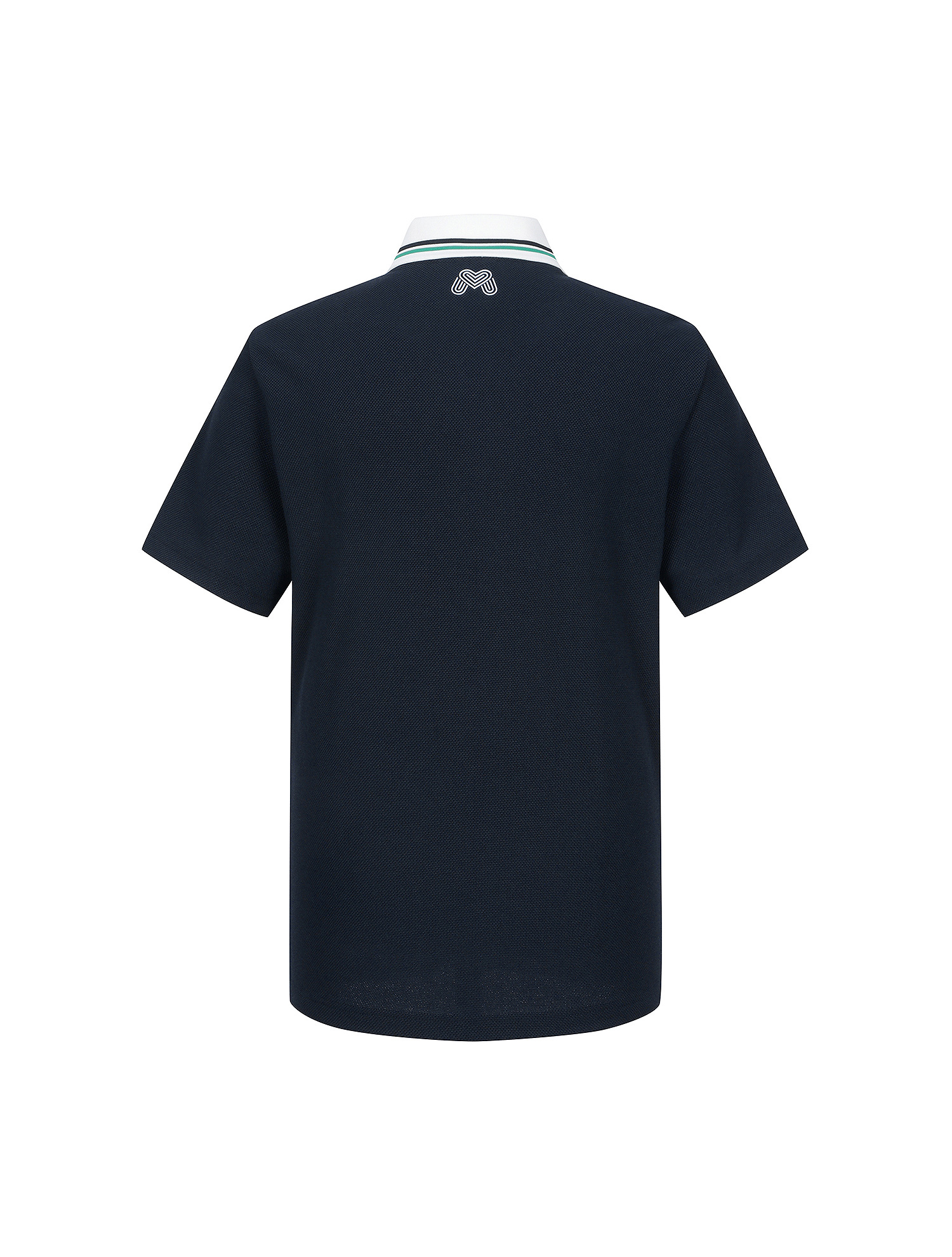 Half Zip-up Polo Shirts_Navy (Men) (QM0EKS20749)