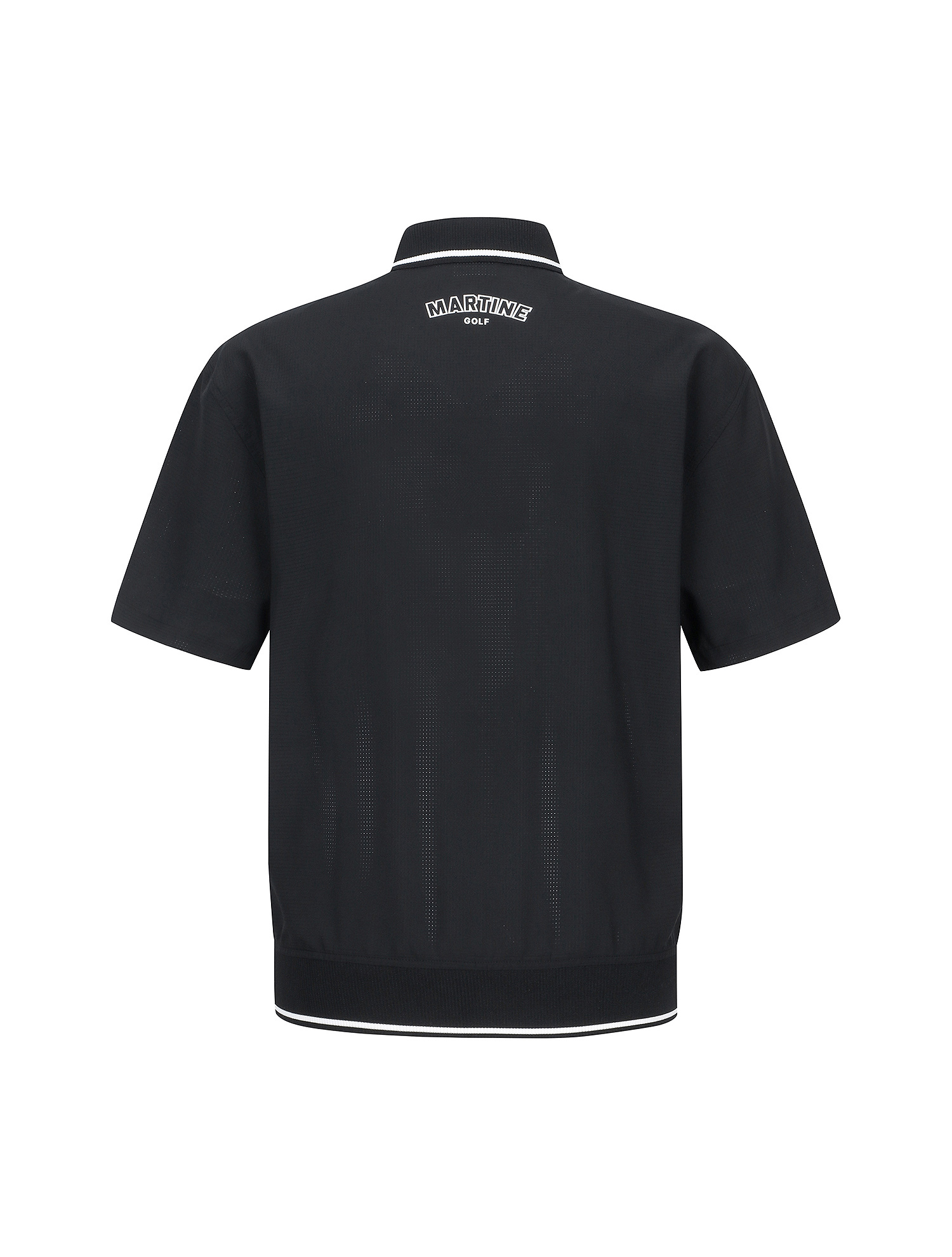 Collaboration Woven T-Shirts_Black (Men) (QM0EKS22139)