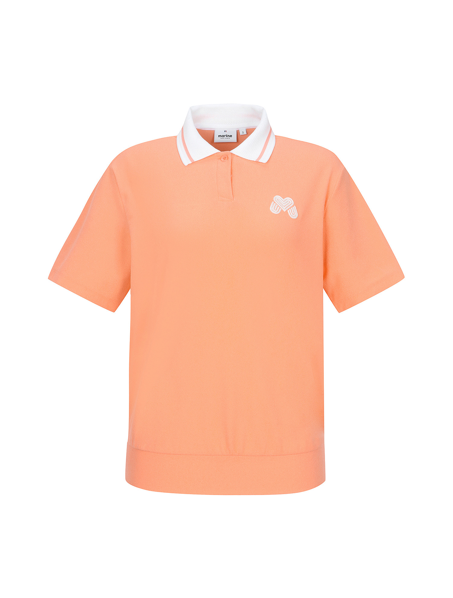 Terry Rhombus Logo T-Shirts_Orange (QW0EKS21766)