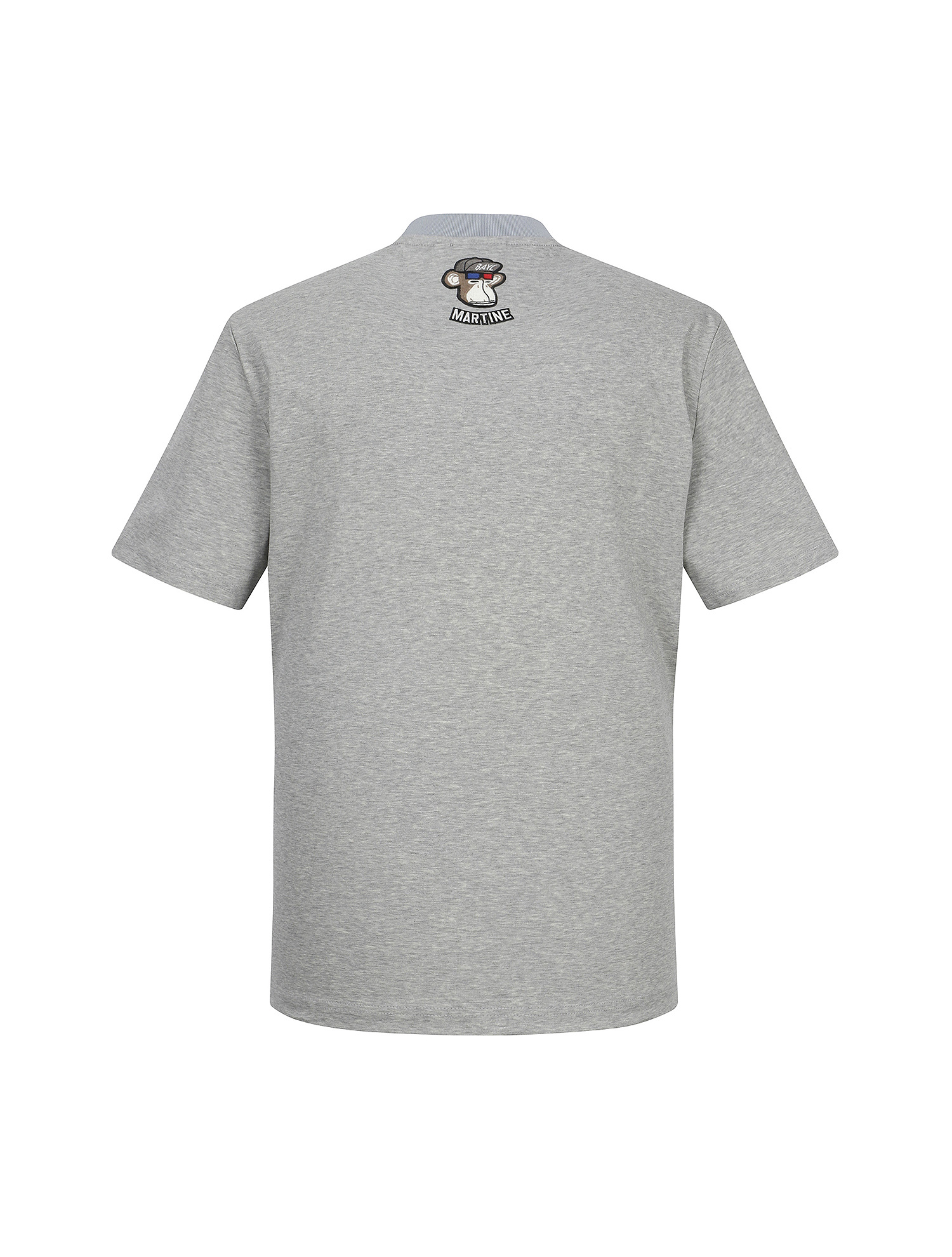 Collaboration Regular Fit T-Shirts_M/Grey (Men) (QM0EKS21936)