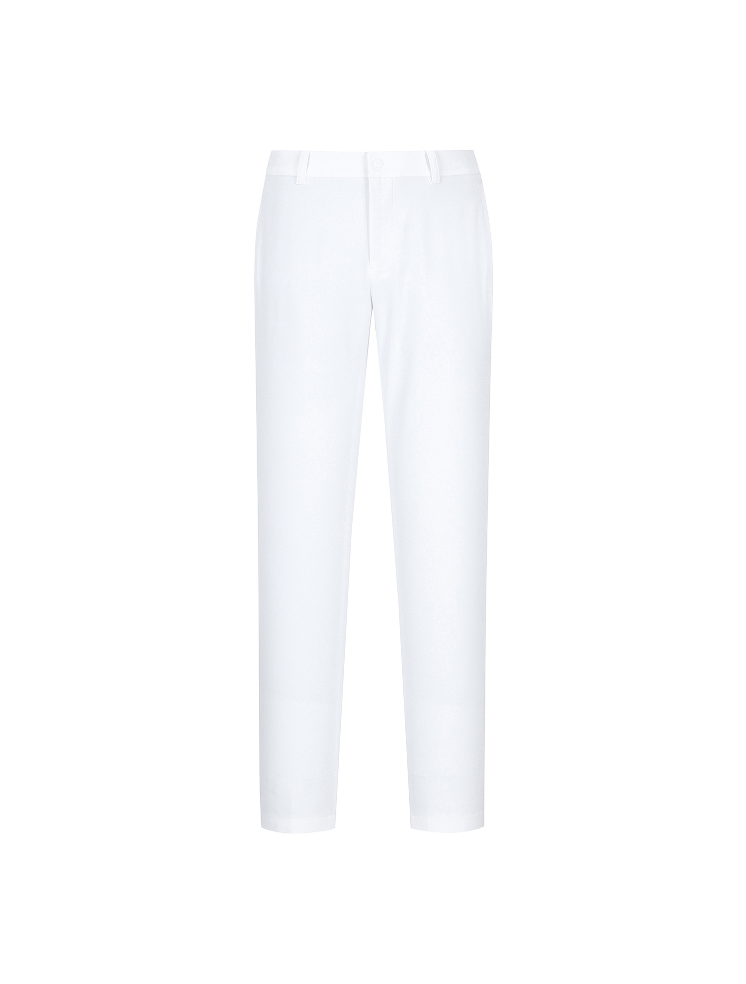 Belt Ring Essential Fit Pants_White (Men) (QM0ESL20131)