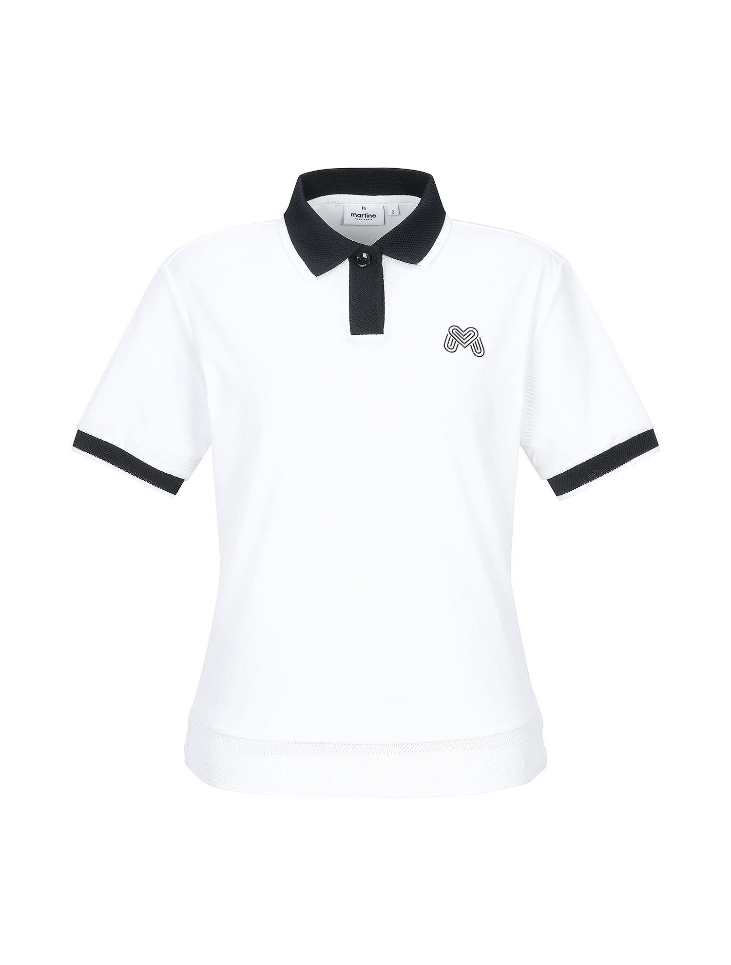 DTP Collar half Polo Shirts_White (QW0EKS20431)