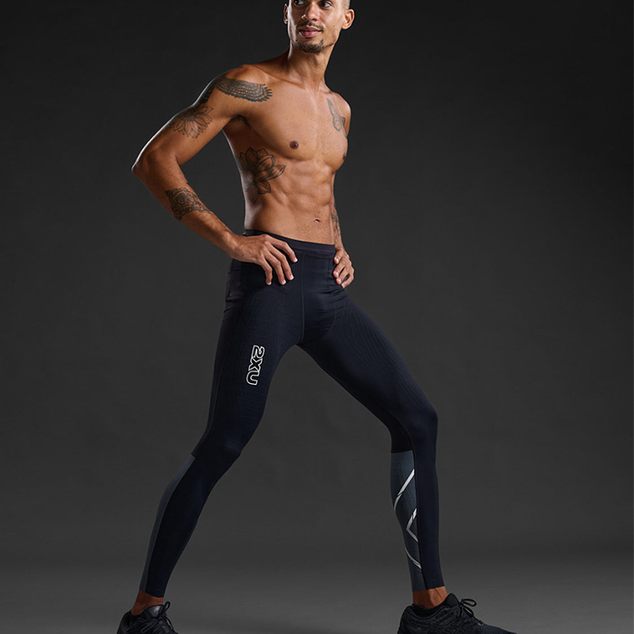 (남) 2XU 라이트 스피드 리액트 컴프레션 타이즈 MA7049BBLK-WRF