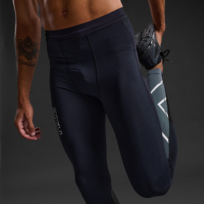 (남) 2XU 라이트 스피드 리액트 컴프레션 타이즈 MA7049BBLK-WRF