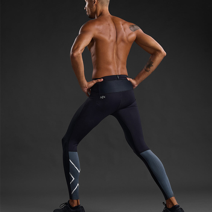 (남) 2XU 라이트 스피드 리액트 컴프레션 타이즈 MA7049BBLK-WRF