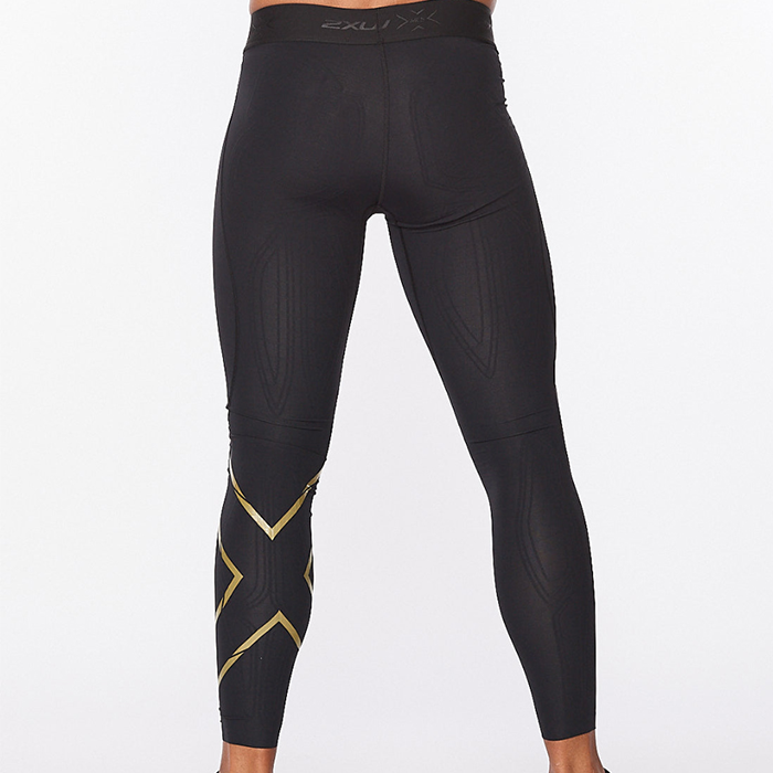 (남) 2XU 포스 컴프레션 타이즈 MA5365BBLK-GLD