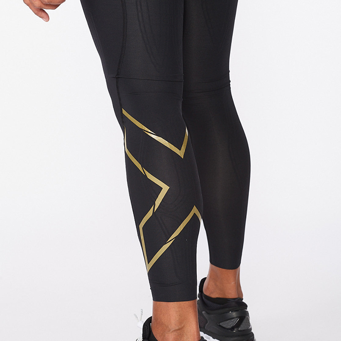 (남) 2XU 포스 컴프레션 타이즈 MA5365BBLK-GLD