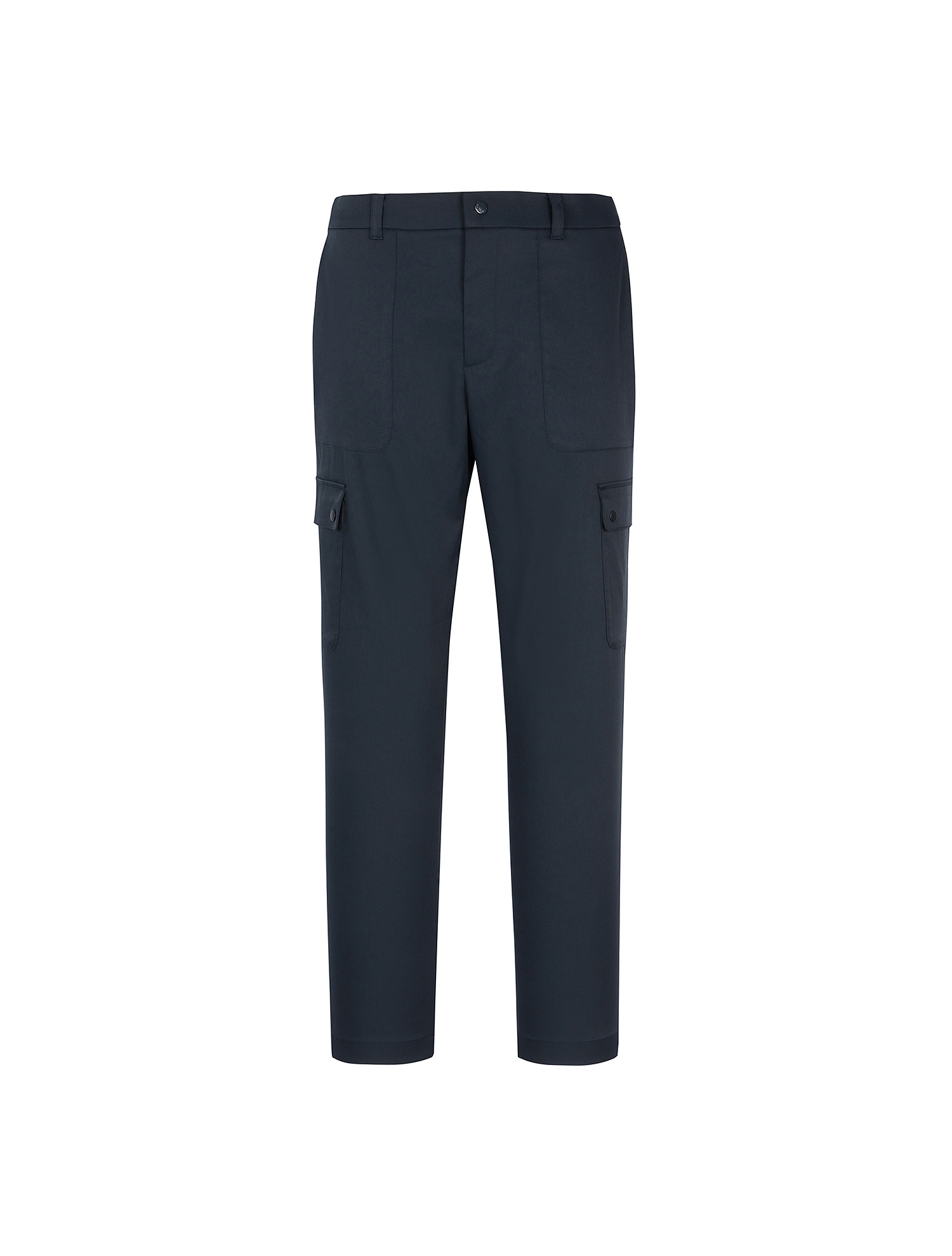 Tapered Fit Cargo Pants_Navy (Men) (QM0ESL20449)
