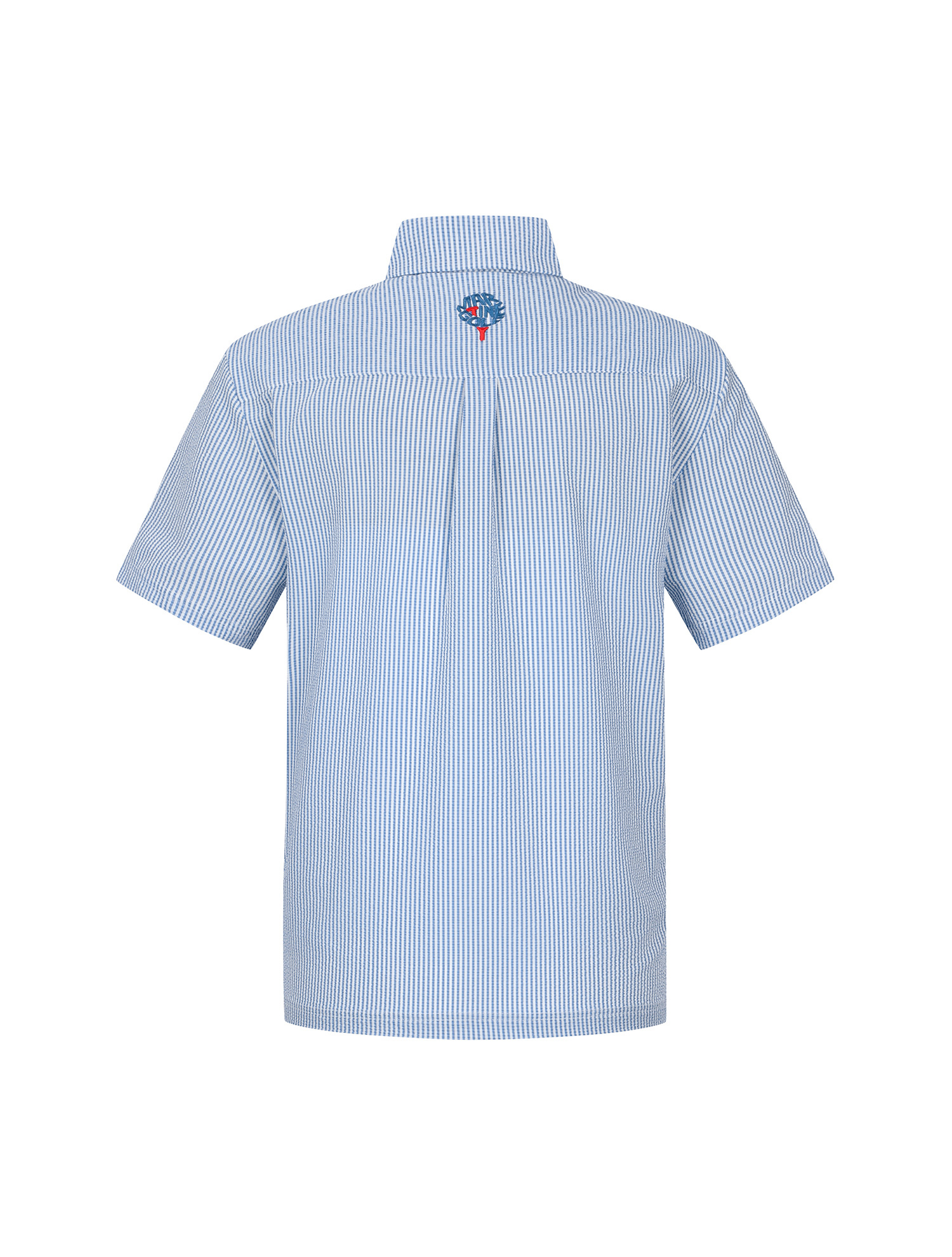 Seersucker Button Down Shirts_Blue (Men) (QM0EKS20943)