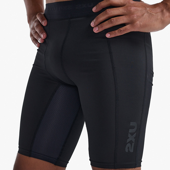 (남) 2XU 베이스 레이어 콤프 쇼츠 MA7198BBLK-NRO