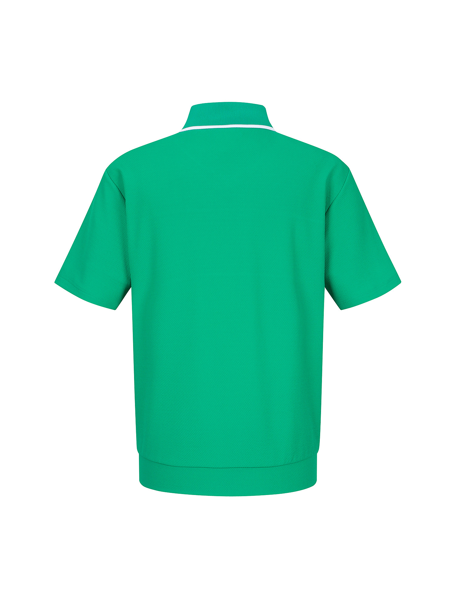 Collaboration Color Block Shirts_Green (Men) (QM0EKS21322)