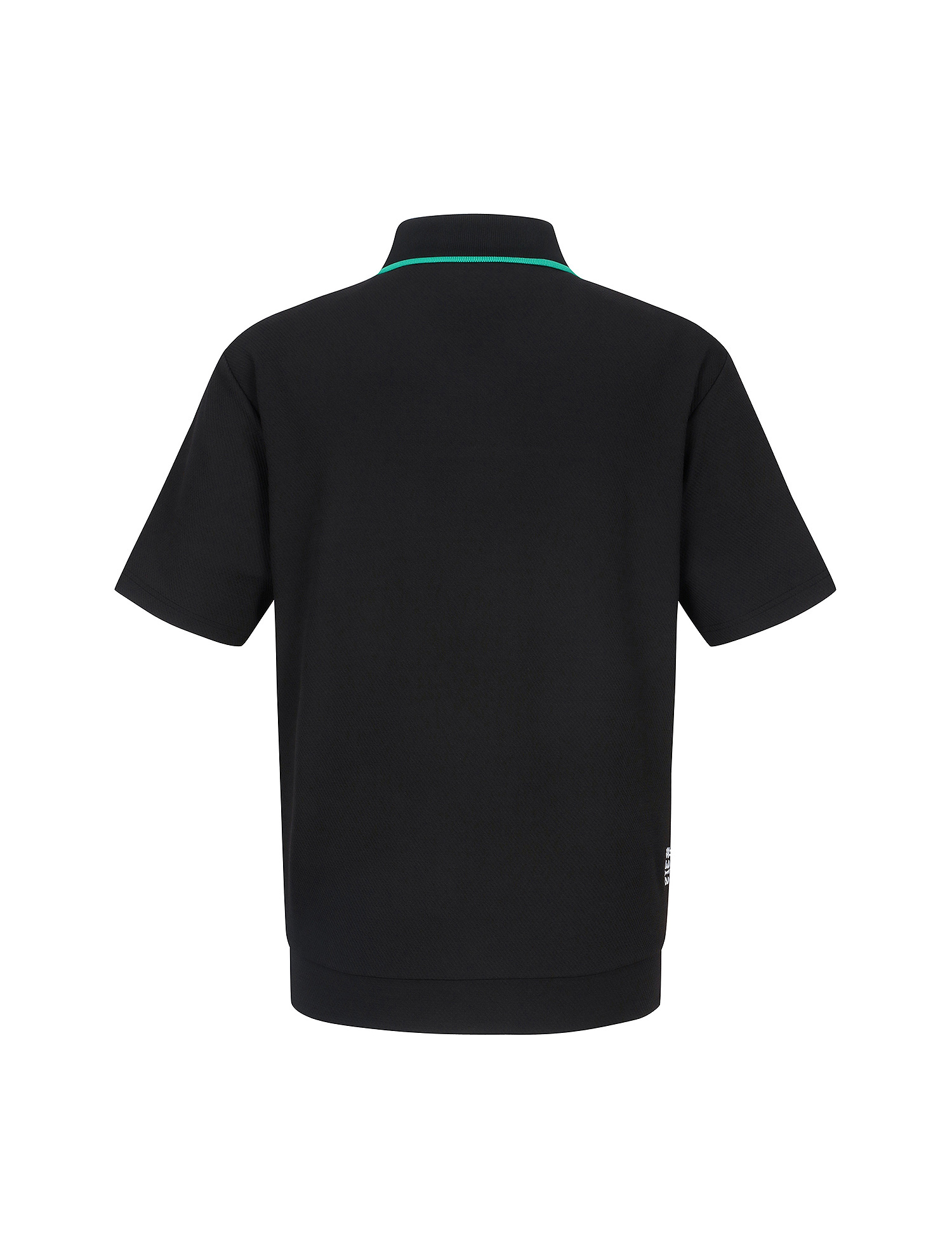 Collaboration Color Block Shirts_Black (Men) (QM0EKS21339)