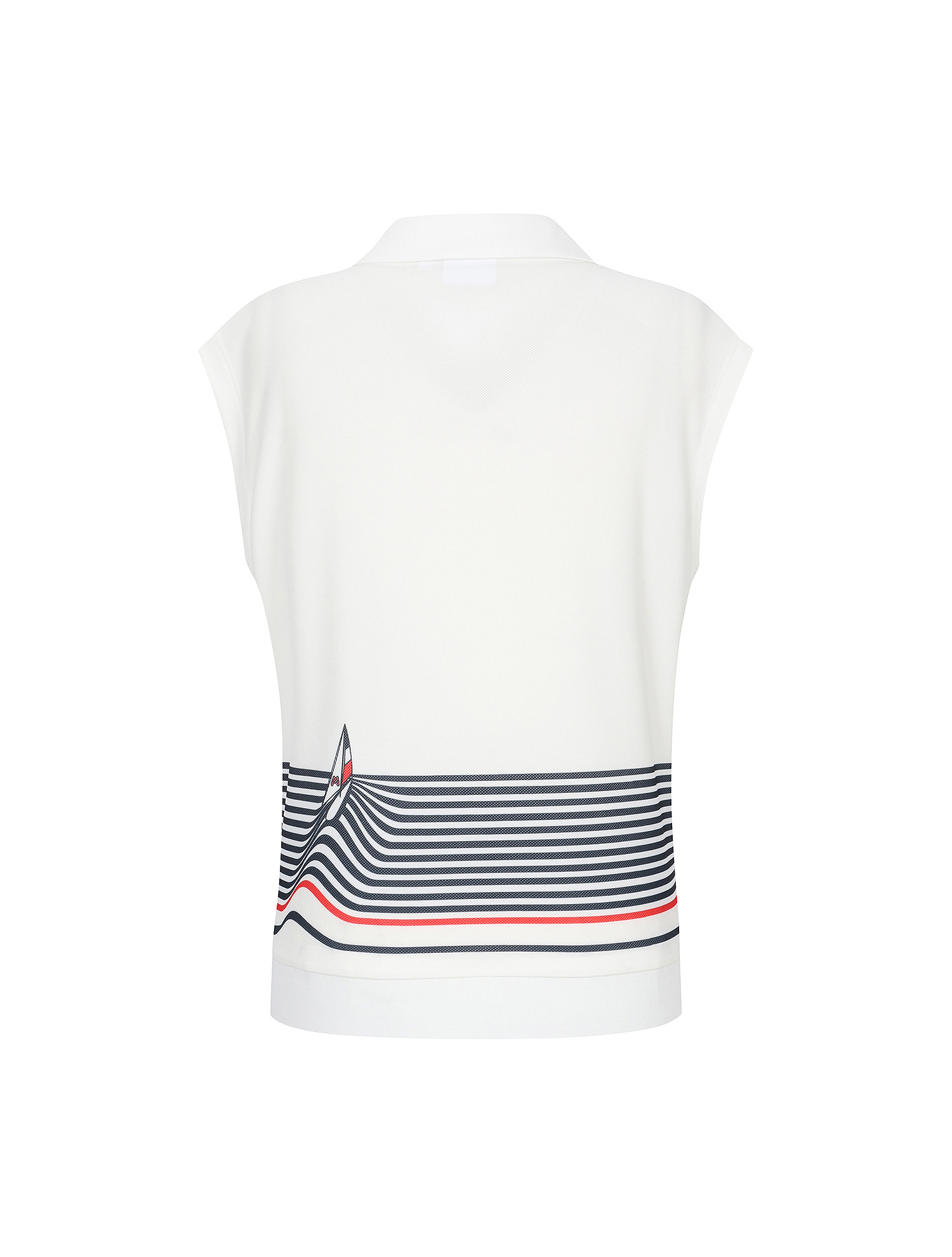 Stripe Print Sleeveless Shirts_White (QW0EKS21931)