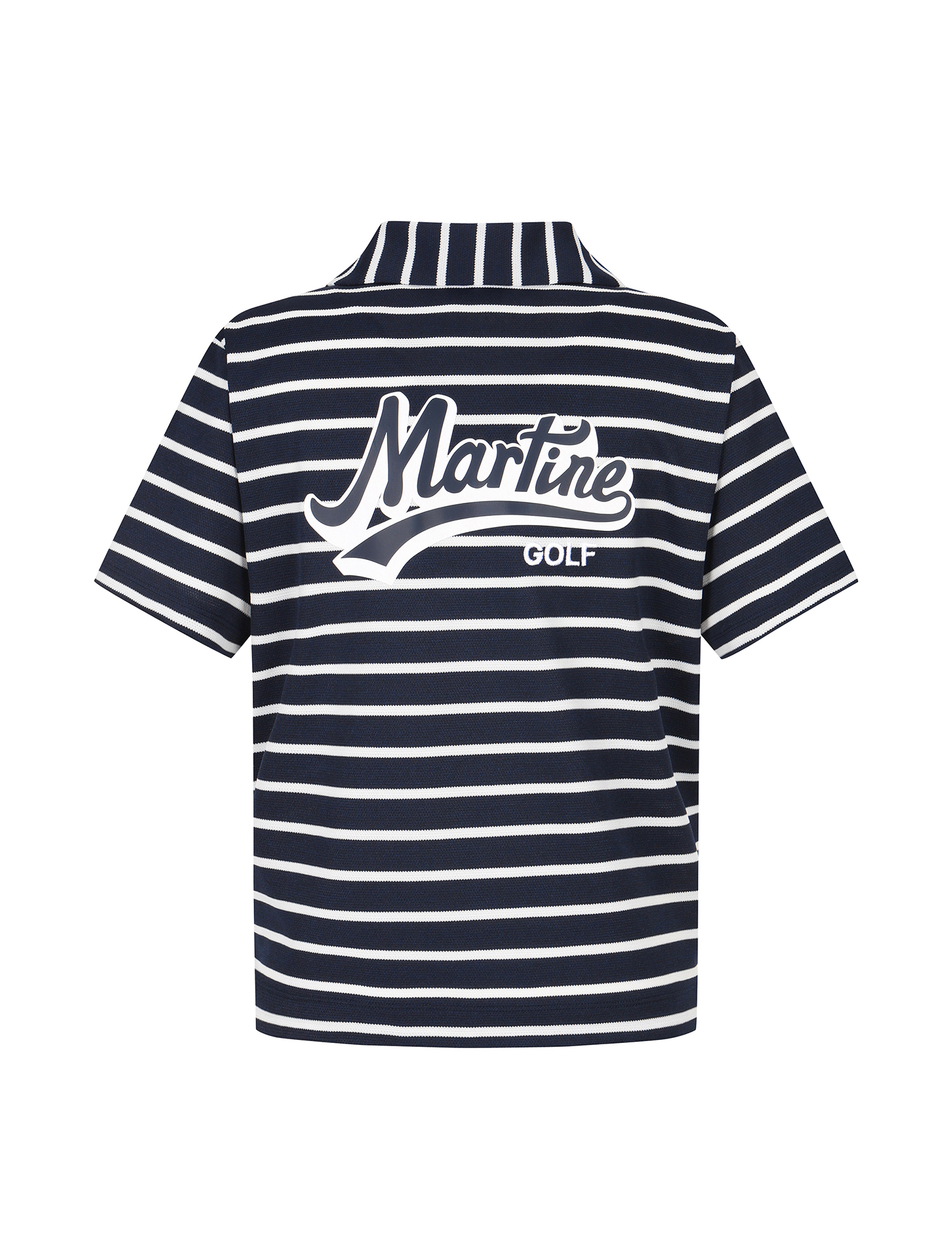 Waffle Stripe T-Shirts_Navy (QW0EKS21649)